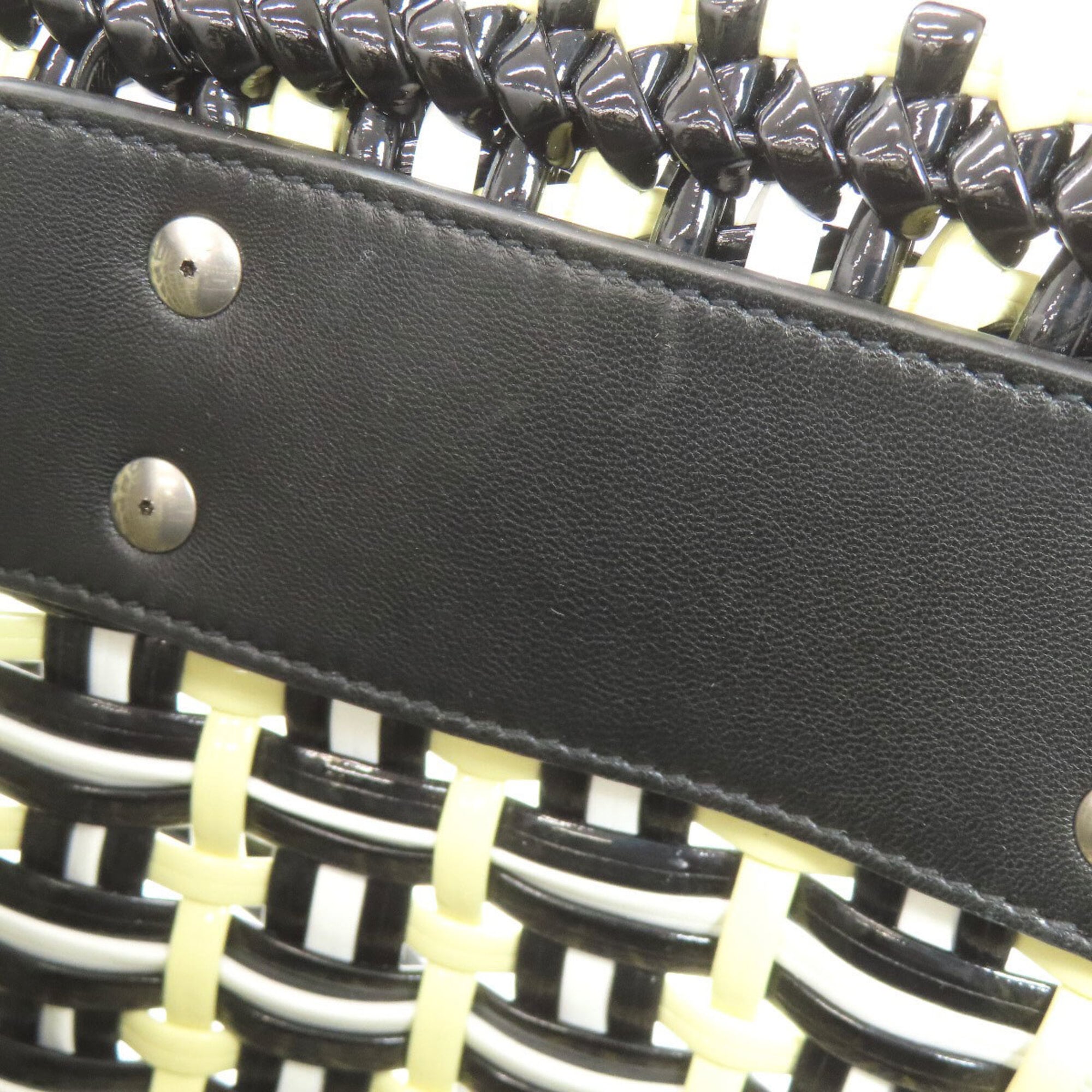 Balenciaga Black Yellow Leather Handbag (Pre-Owned)