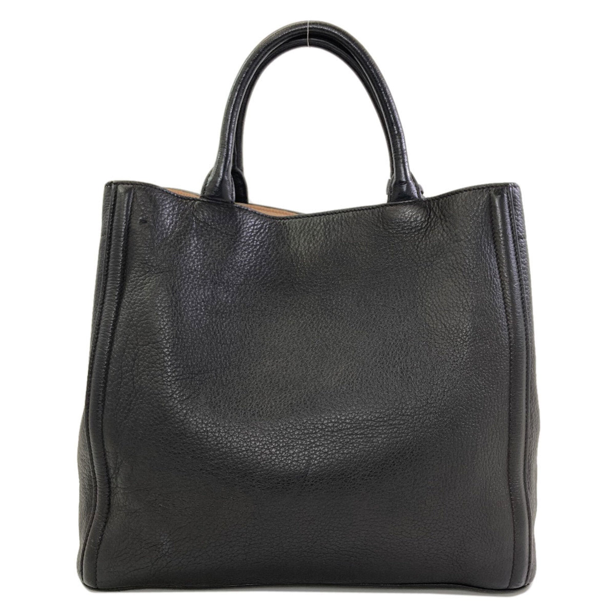 Prada Black Leather Handbag (Pre-Owned)