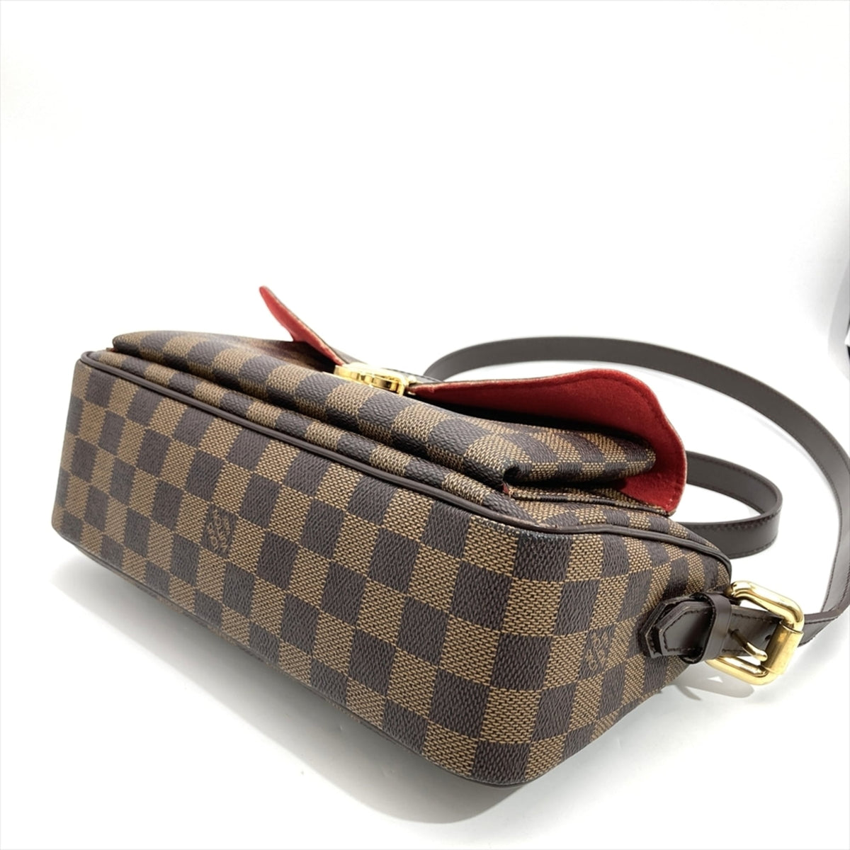 Louis Vuitton Damier Brown Damier Canvas Ebene Shoulder Bag (Pre-Owned)