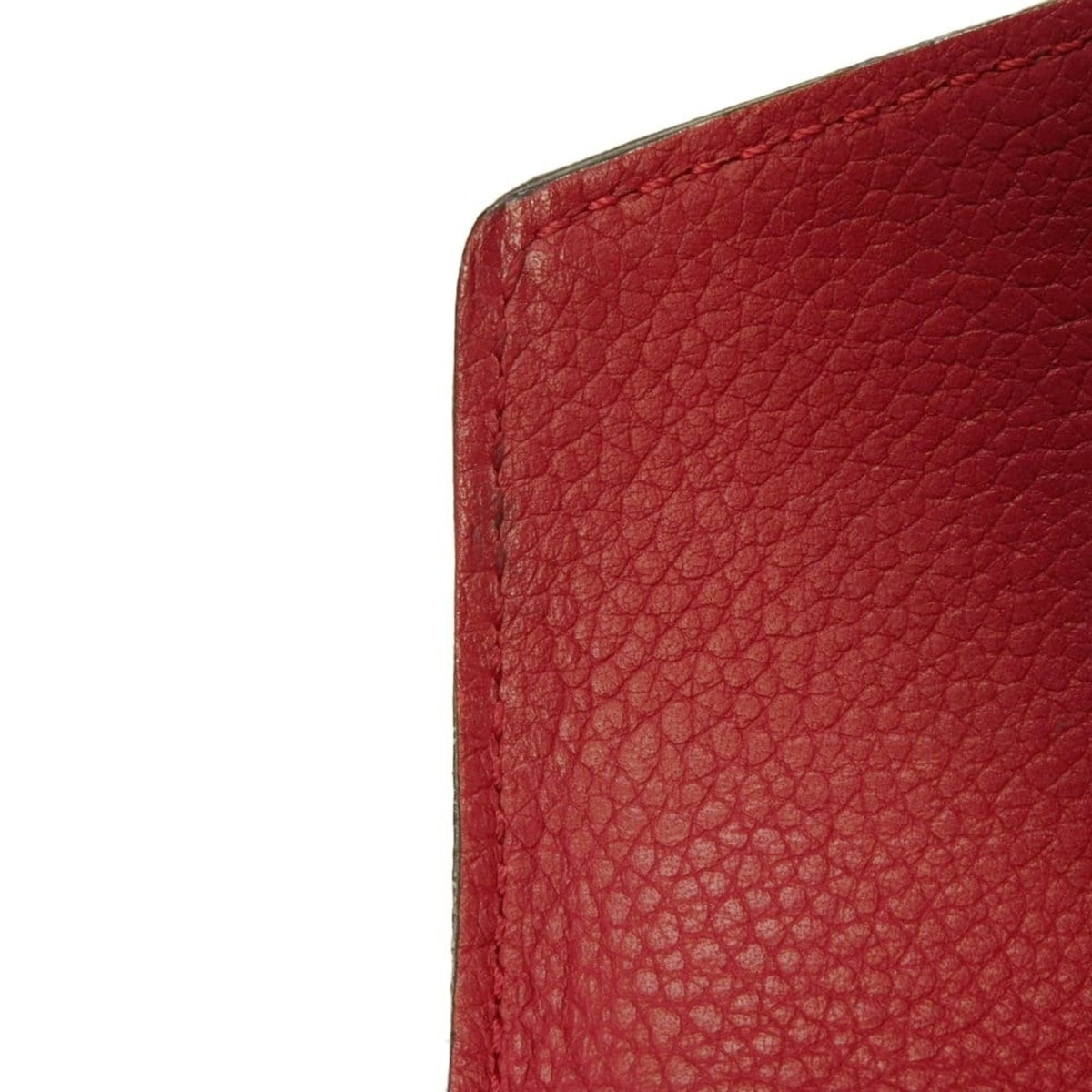 Louis Vuitton Brown Cerise Red Color Monogram Canvas Leather Long Wallet (Tri-Fold) (Pre-Owned)