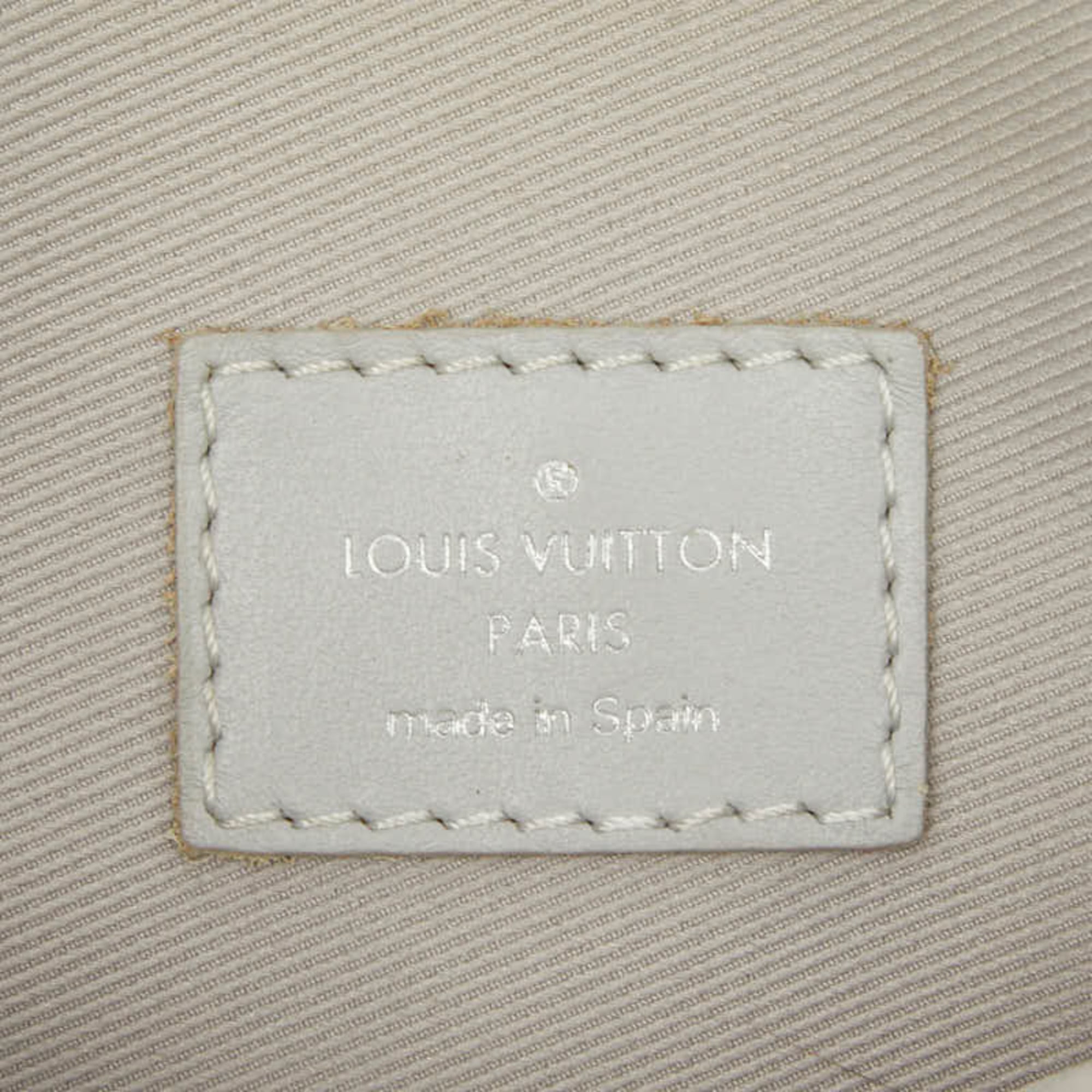 Louis Vuitton Light Gray Monogram Orange Pvc Canvas Shoulder Bag (Pre-Owned)