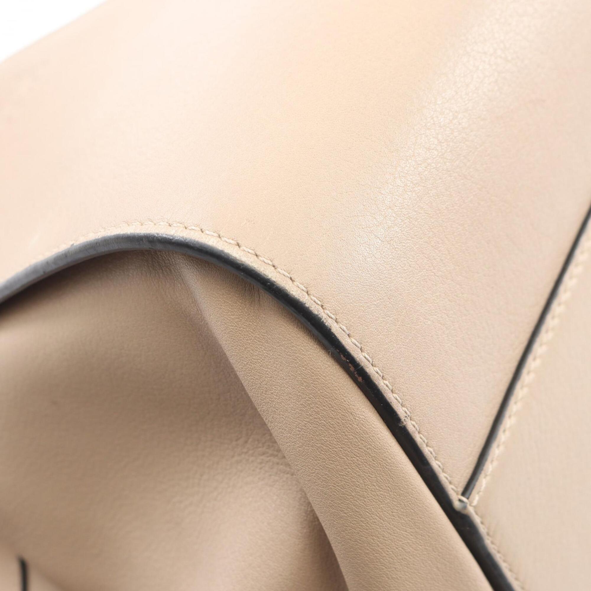 Loewe Beige Leather Handbag (Pre-Owned)
