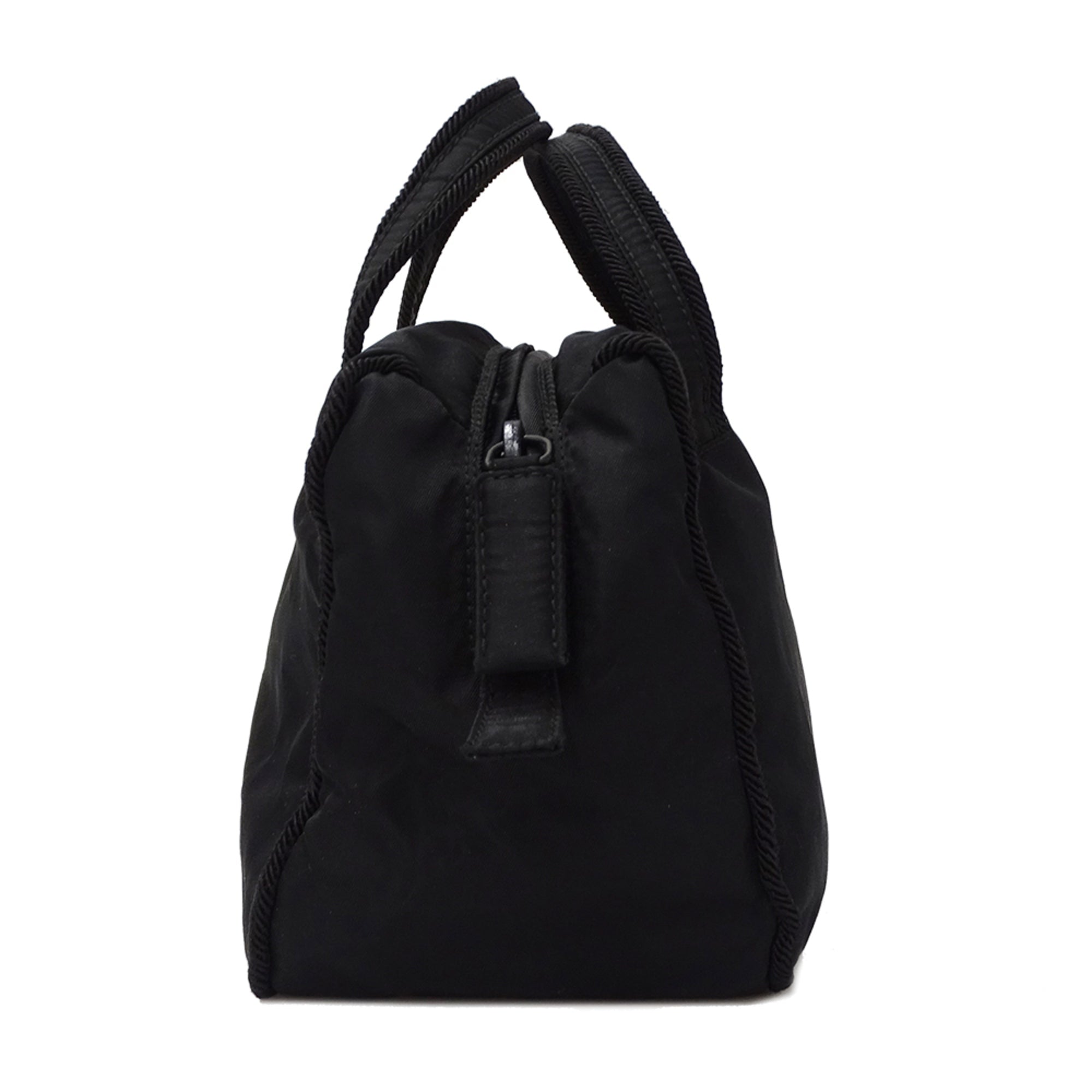 Prada Black Nylon Beads Handbag (Pre-Owned)