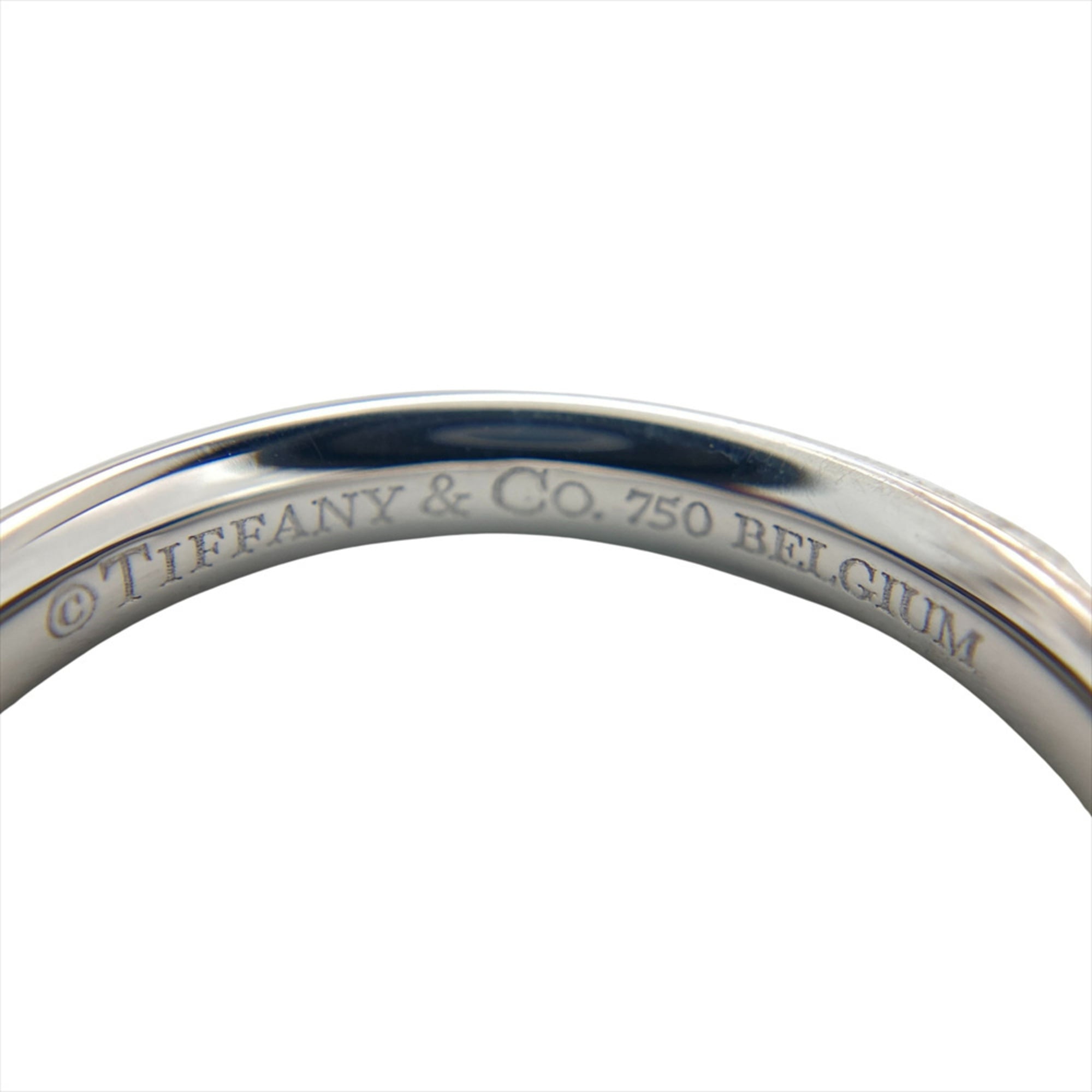 Tiffany Metro White Gold (18K) Band Ring (Pre-Owned)