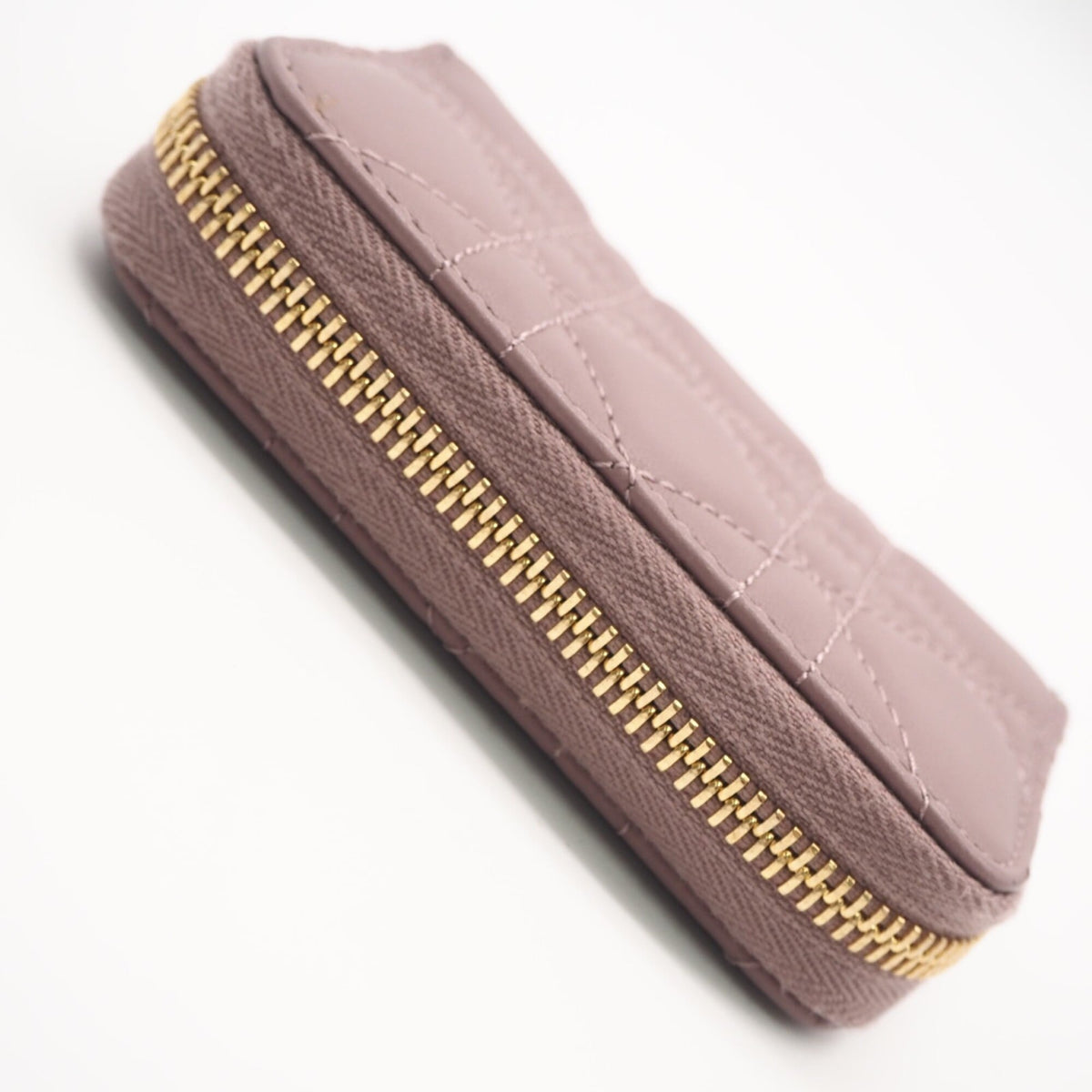 Christian Dior Purple Leather Coin Purse/Coin Case (Pre-Owned)