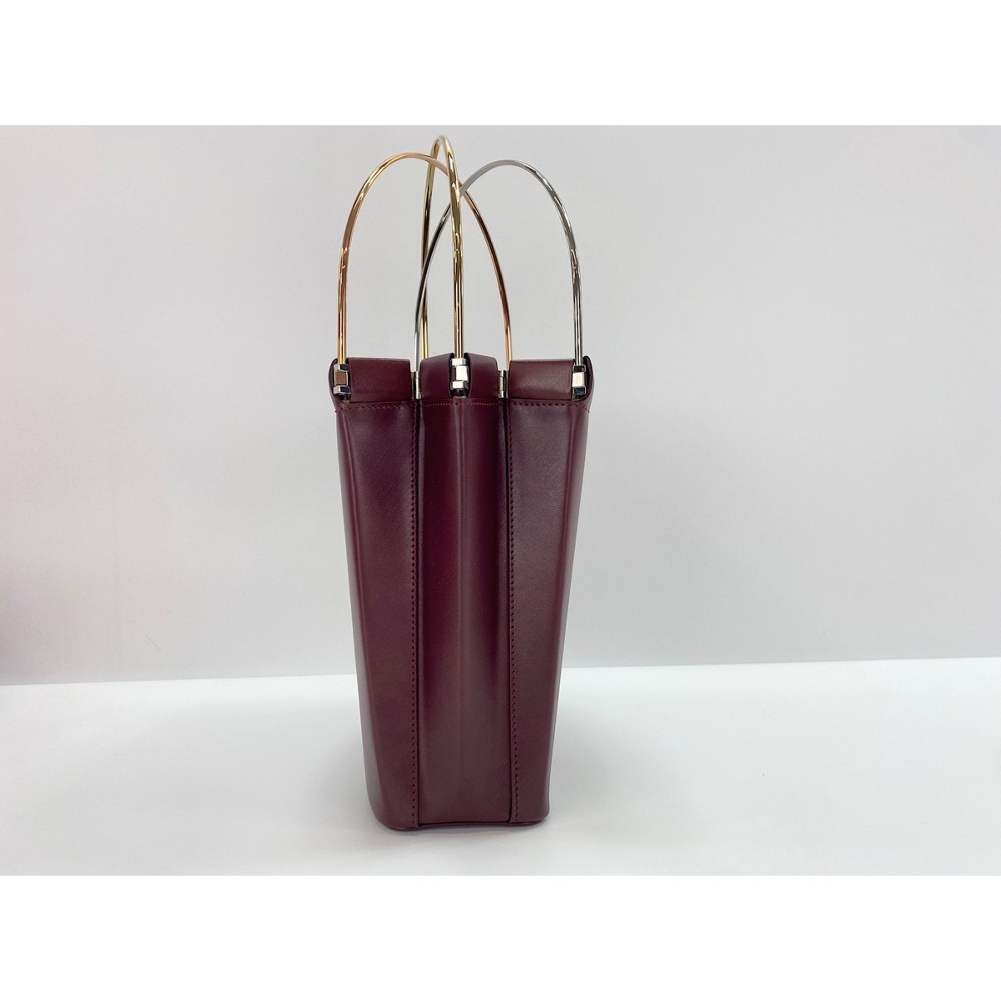 Cartier Trinity Wine Red Handbag (Pre-Owned)