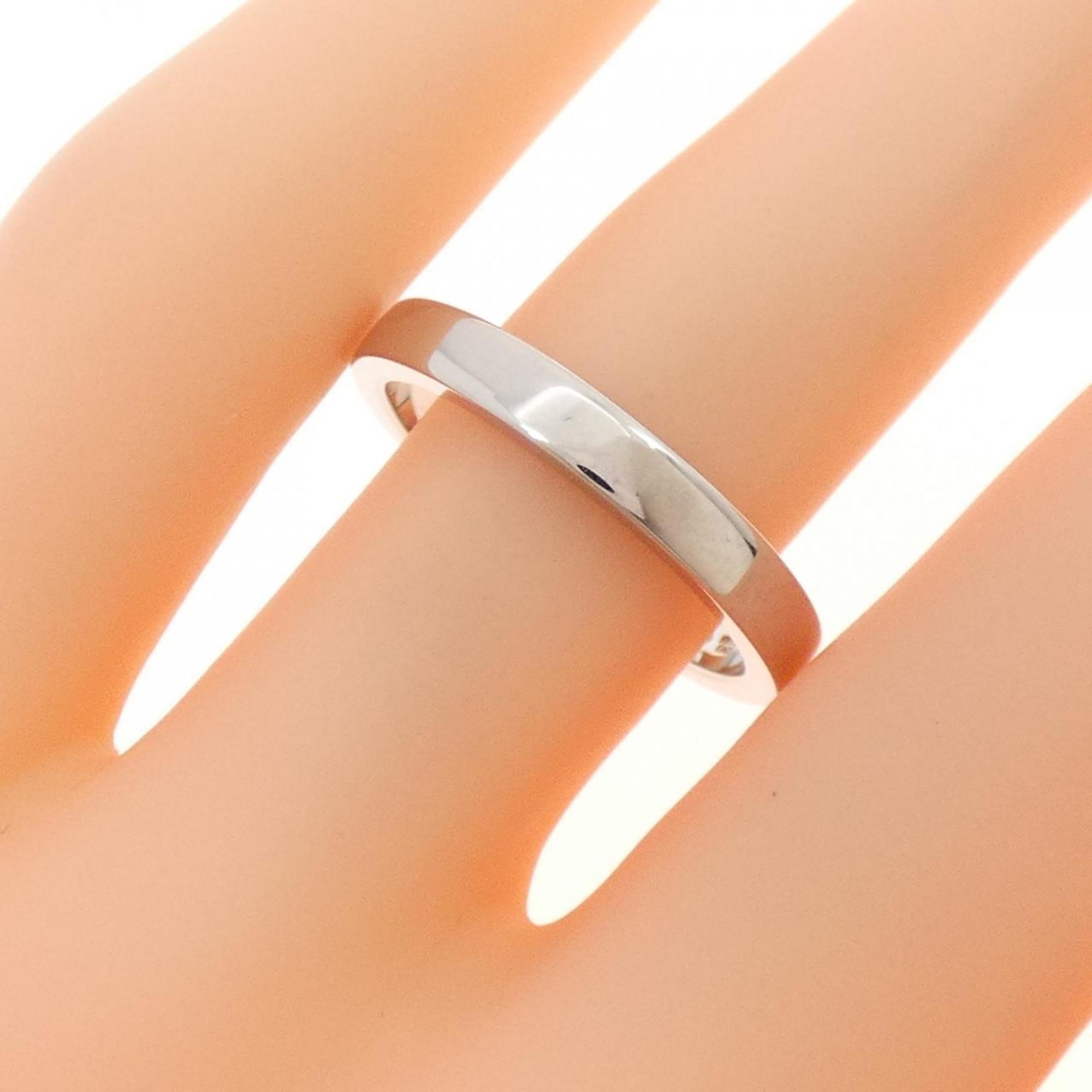 Bvlgari Platinum Platinum 950 Band Ring (Pre-Owned)