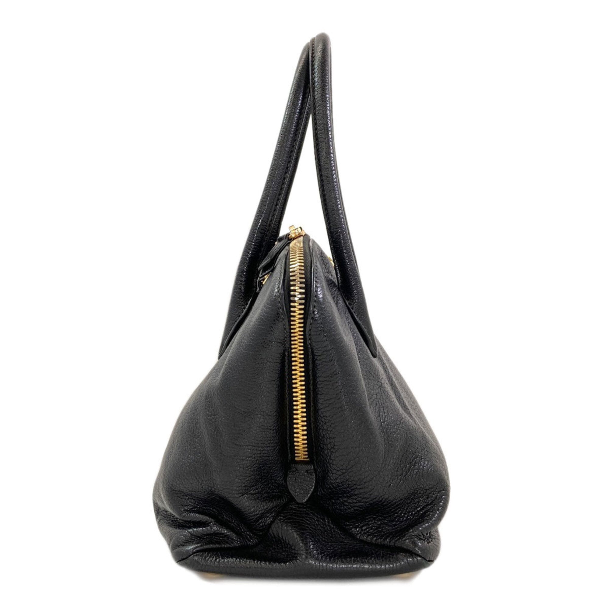 Miu Miu Black Leather Handbag (Pre-Owned)
