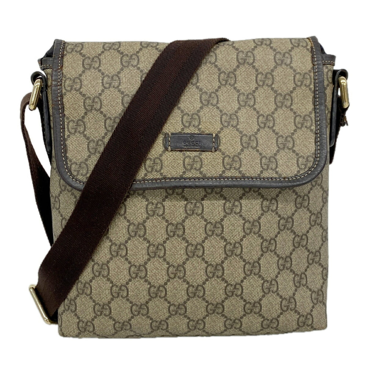 Gucci Brown Pvc Shoulder Bag (Pre-Owned)