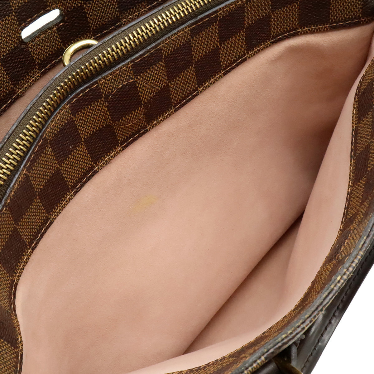 Louis Vuitton Damier Brown Magnolia Damier Canvas Leather Handbag (Pre-Owned)
