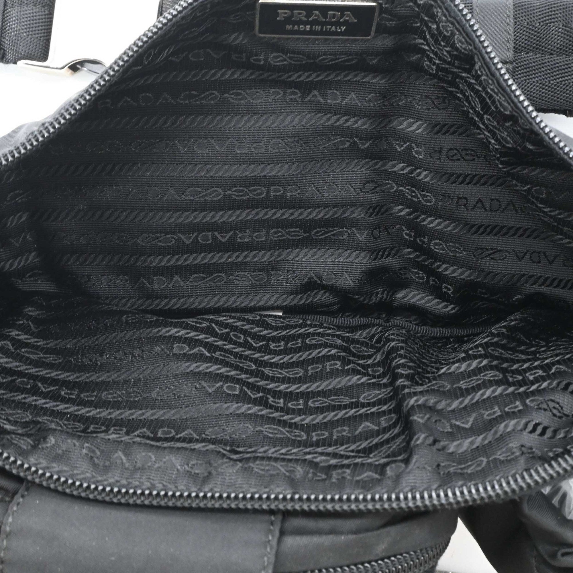 Prada Black Nylon Sling Bag (Pre-Owned)