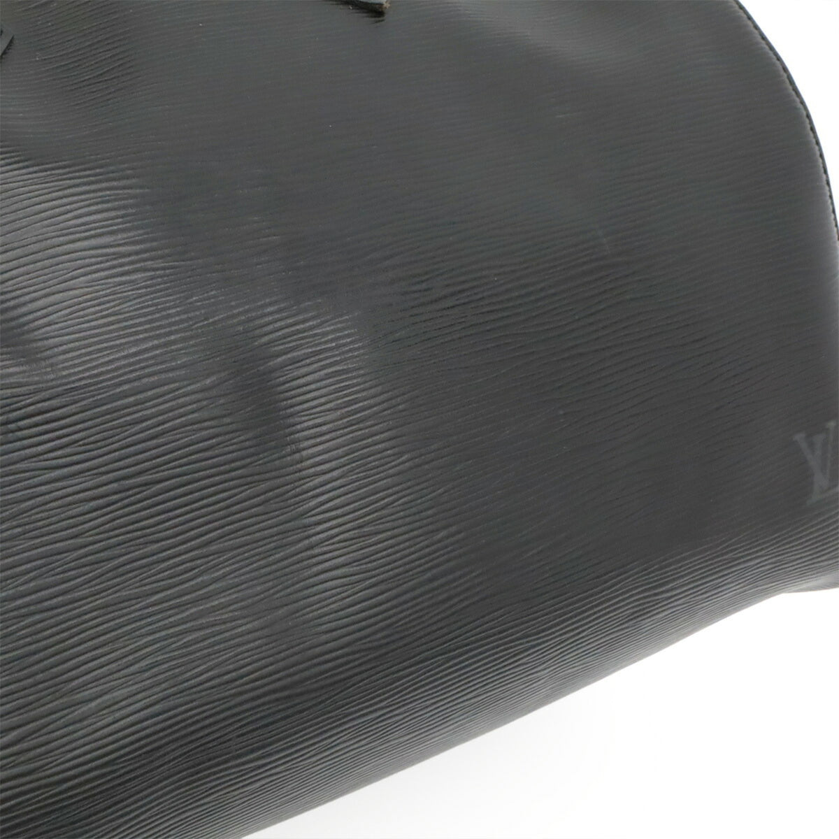 Louis Vuitton Black Noir Epi Leather Boston Bag Handbag (Pre-Owned)