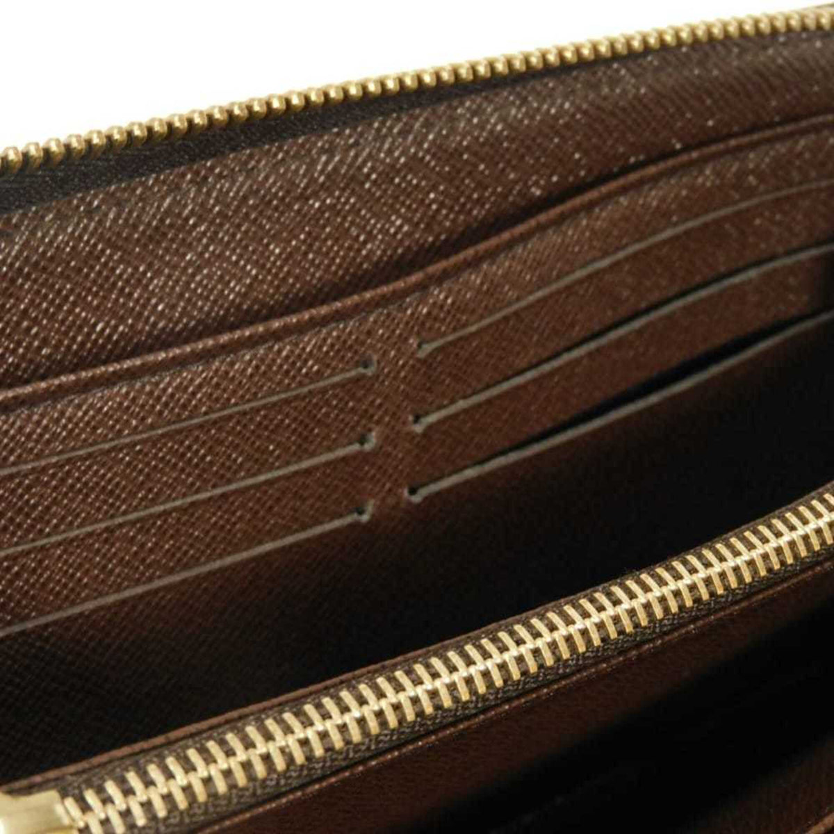 Louis Vuitton Brown Damier Canvas Ebene Damier Canvas Leather Long Wallet (Bi-Fold) (Pre-Owned)