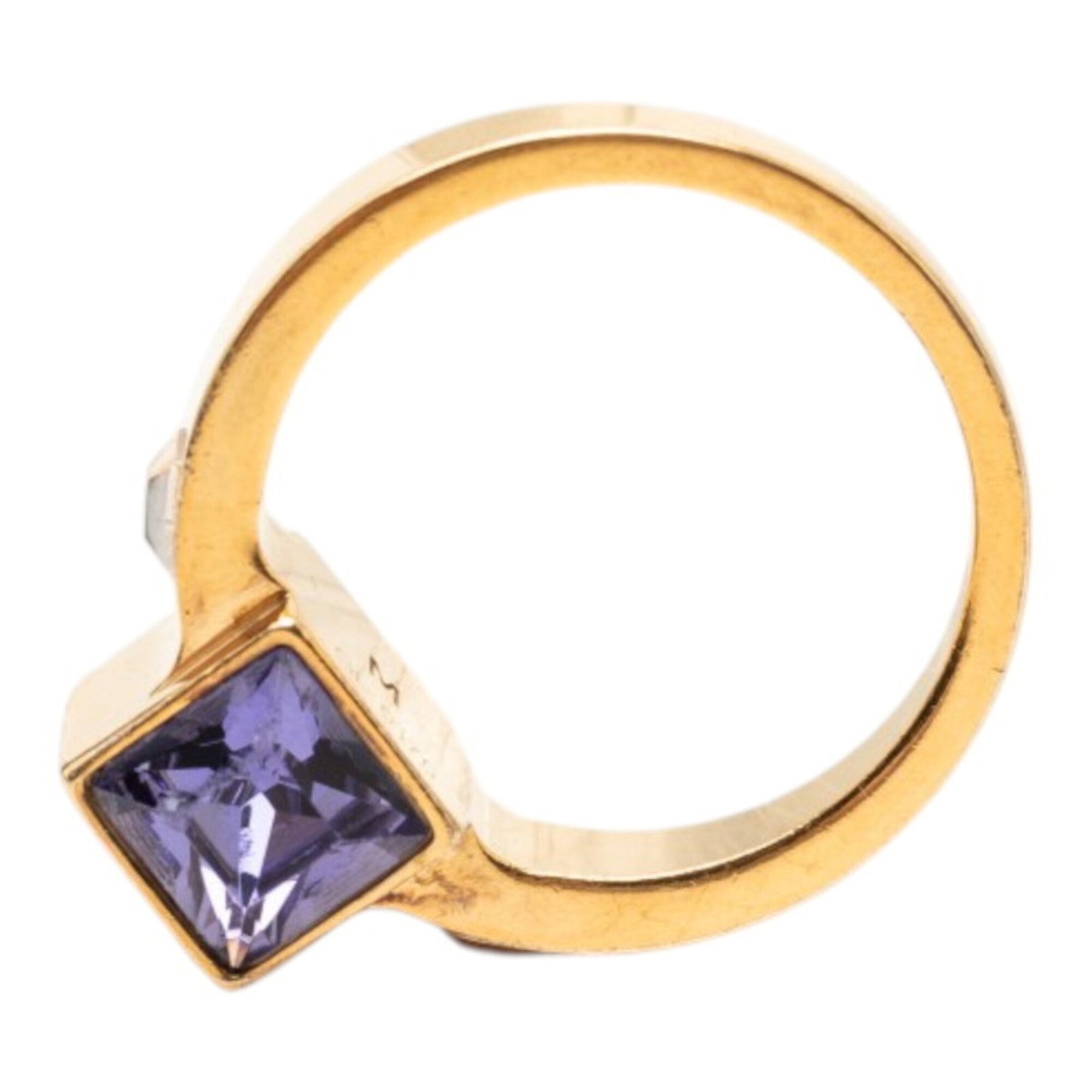 Louis Vuitton Gold Plating Band Ring (Pre-Owned)