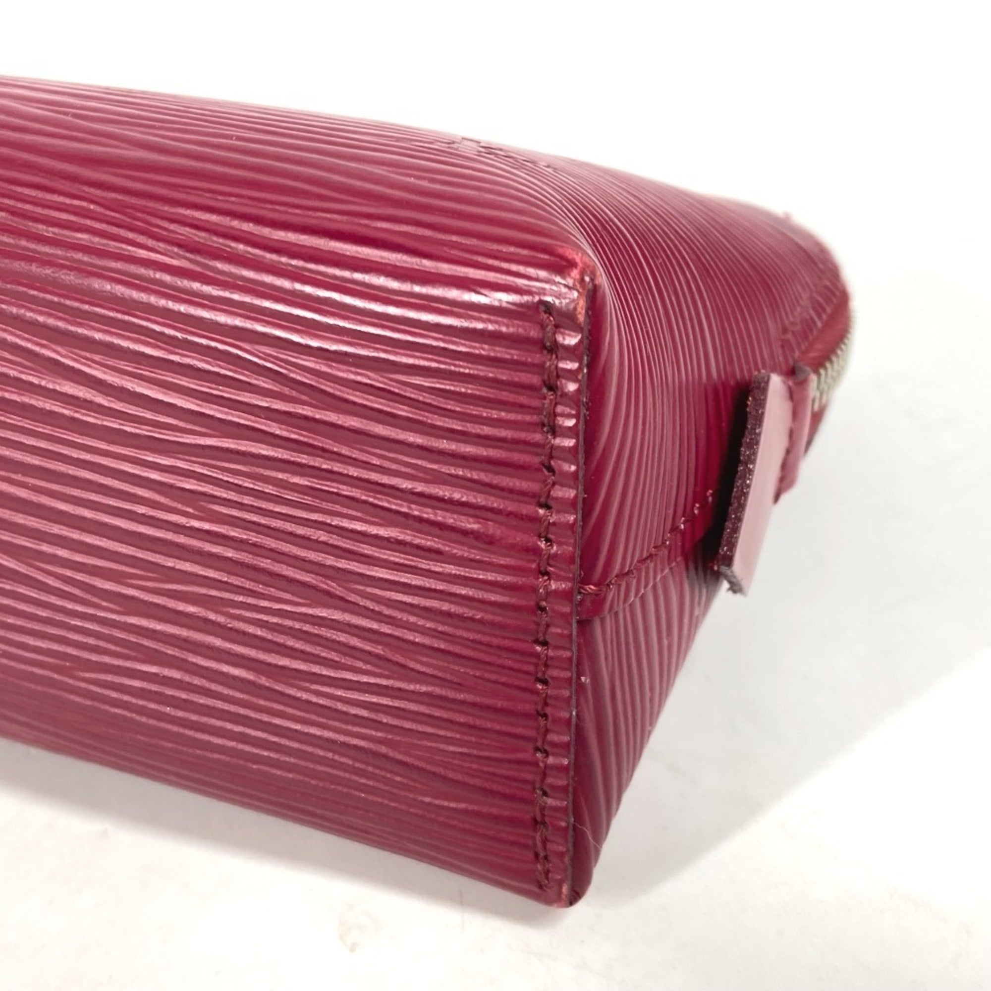 Louis Vuitton Fuchsia Pink Pink Epi Leather Pochette Pouch (Pre-Owned)