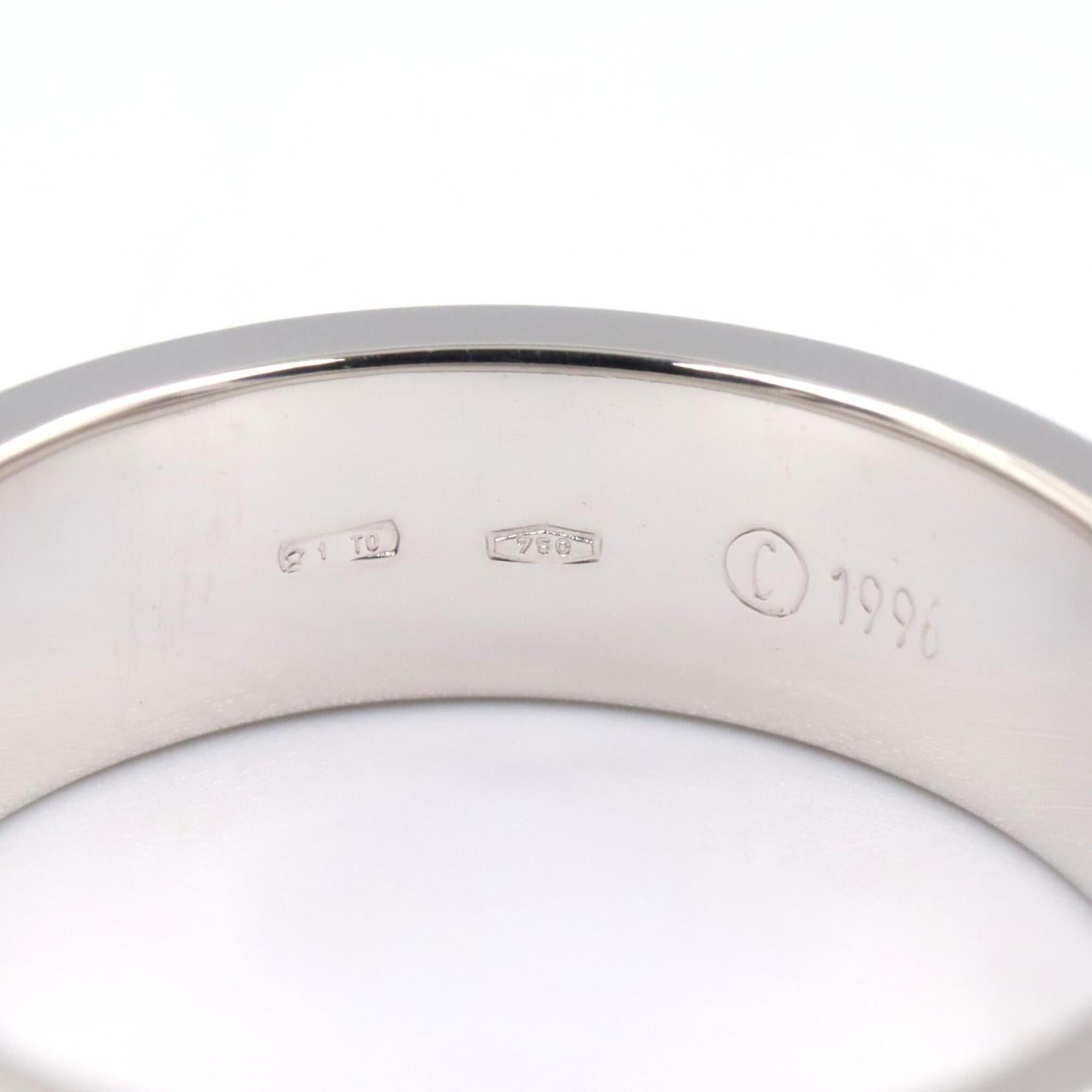 Cartier Silver White Gold (18K) Band Ring (Pre-Owned)