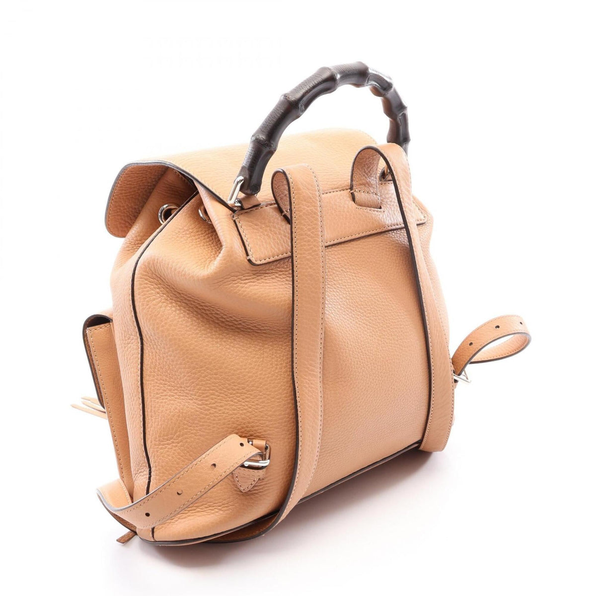Gucci Beige Leather Backpack (Pre-Owned)