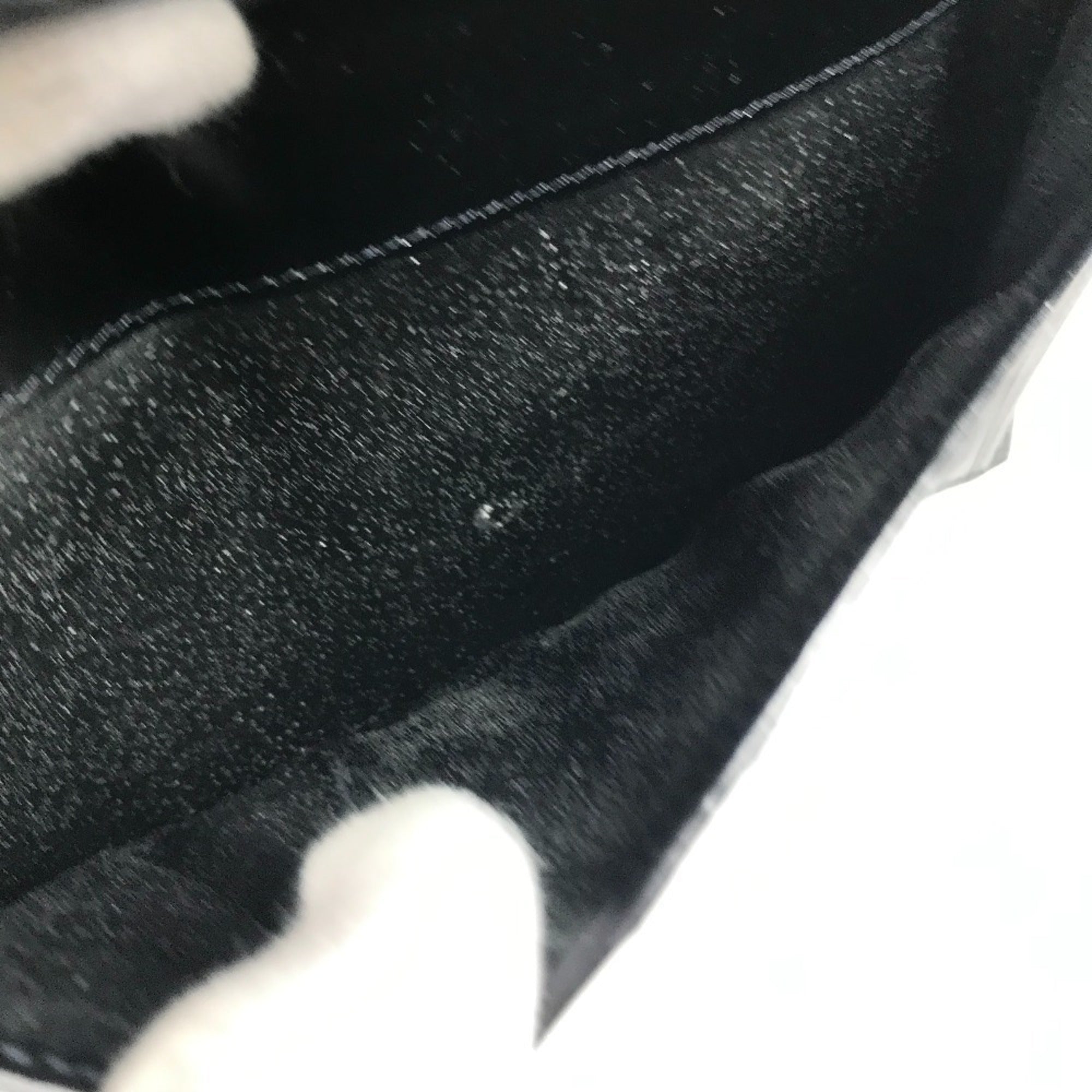 Cartier Black Leather Long Wallet (Bi-Fold) (Pre-Owned)