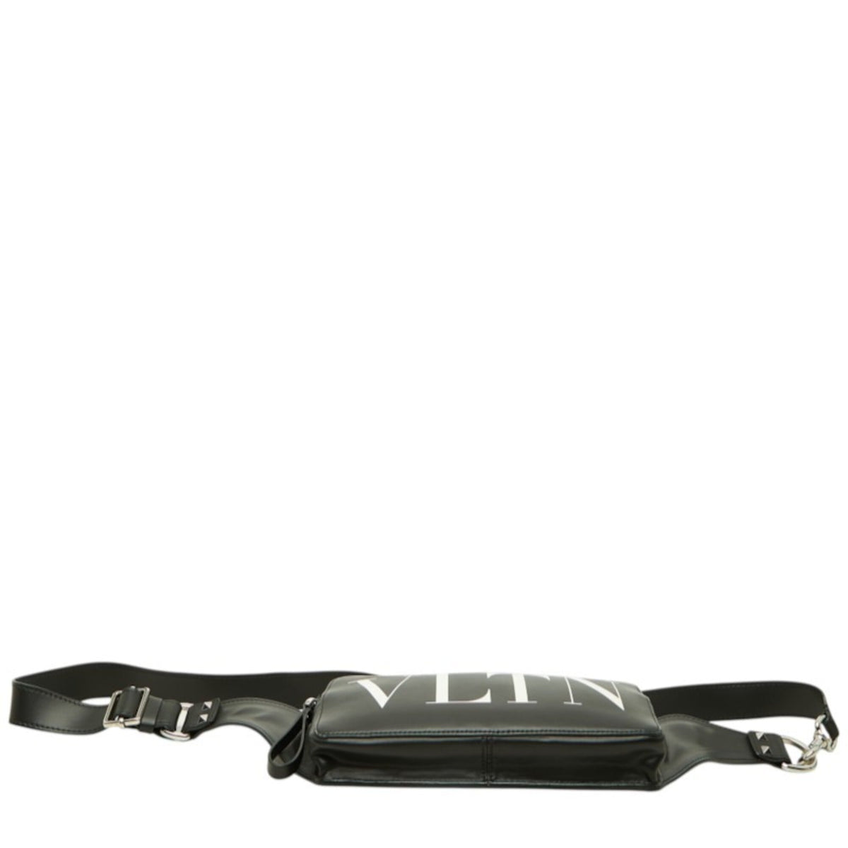Valentino Black Leather Shoulder Bag Sling Bag (Pre-Owned)