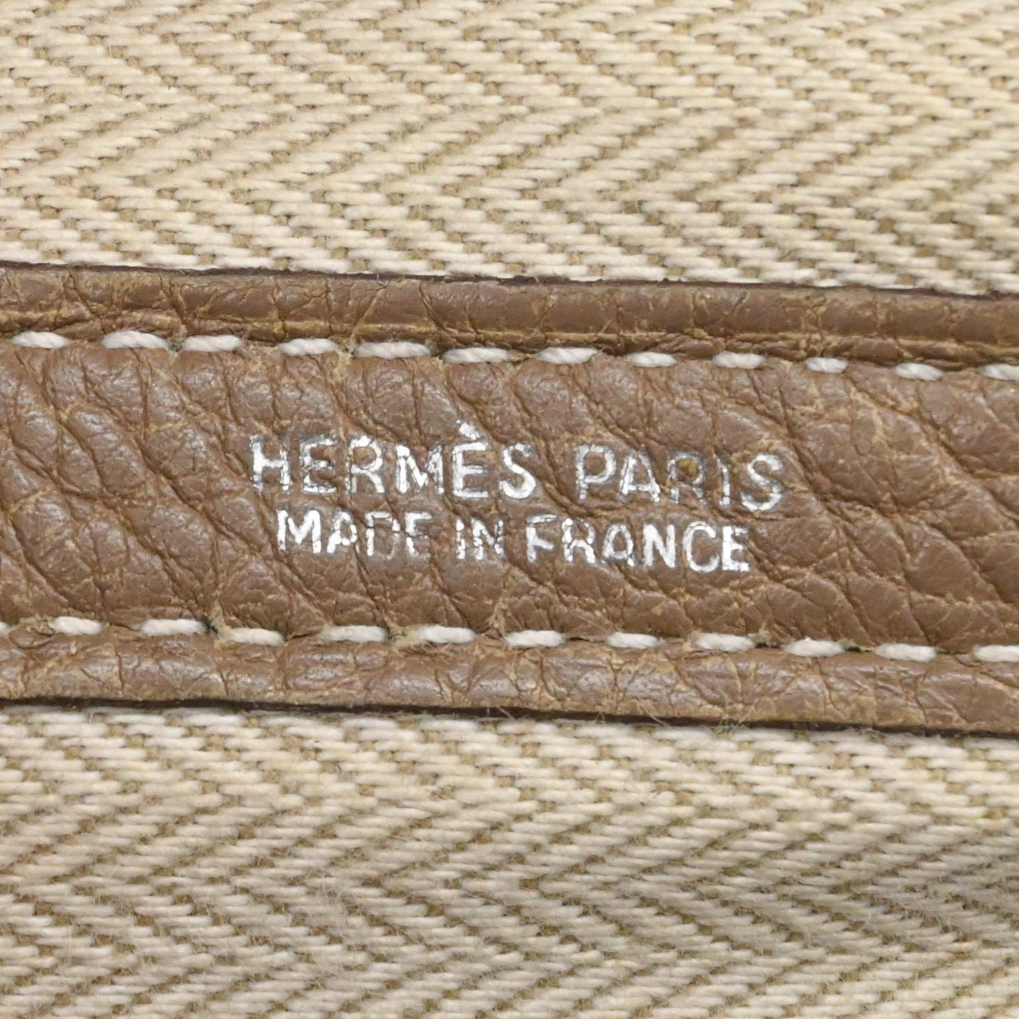 Hermes Etoupe Gray Negonda Leather Tote Bag (Pre-Owned)