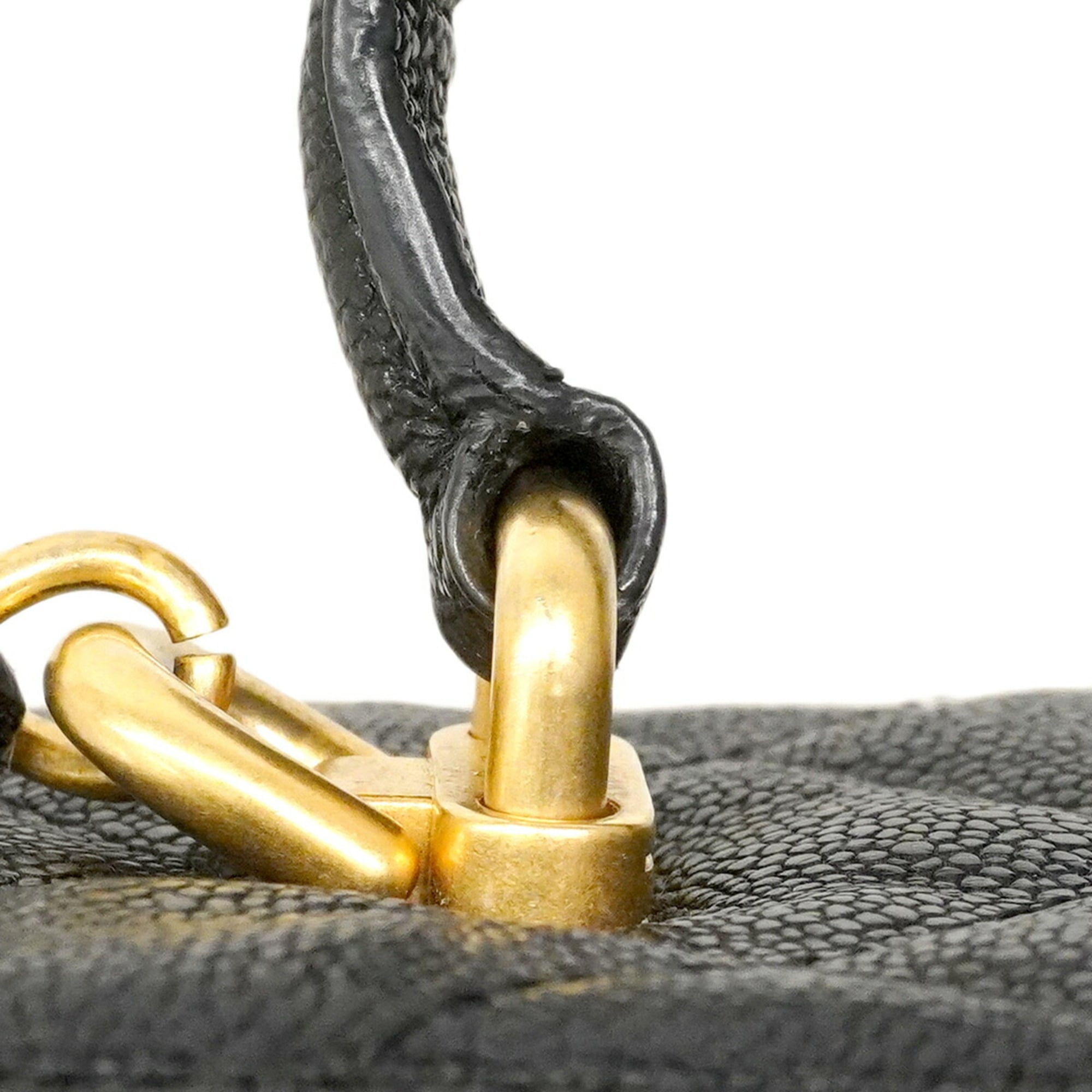 Chanel Black Grained Calfskin Vanity Bag (Pre-Owned)