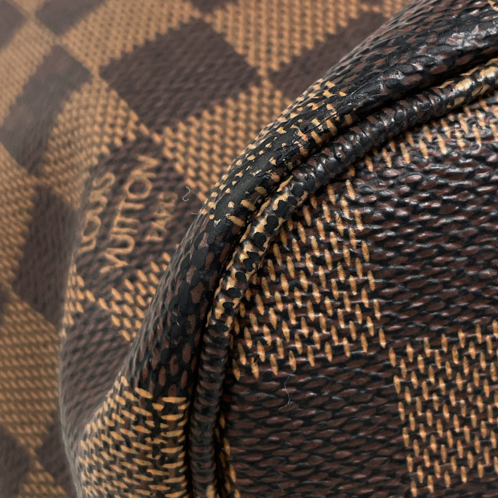 Louis Vuitton Brown Damier Canvas Shoulder Bag Tote Bag (Pre-Owned)