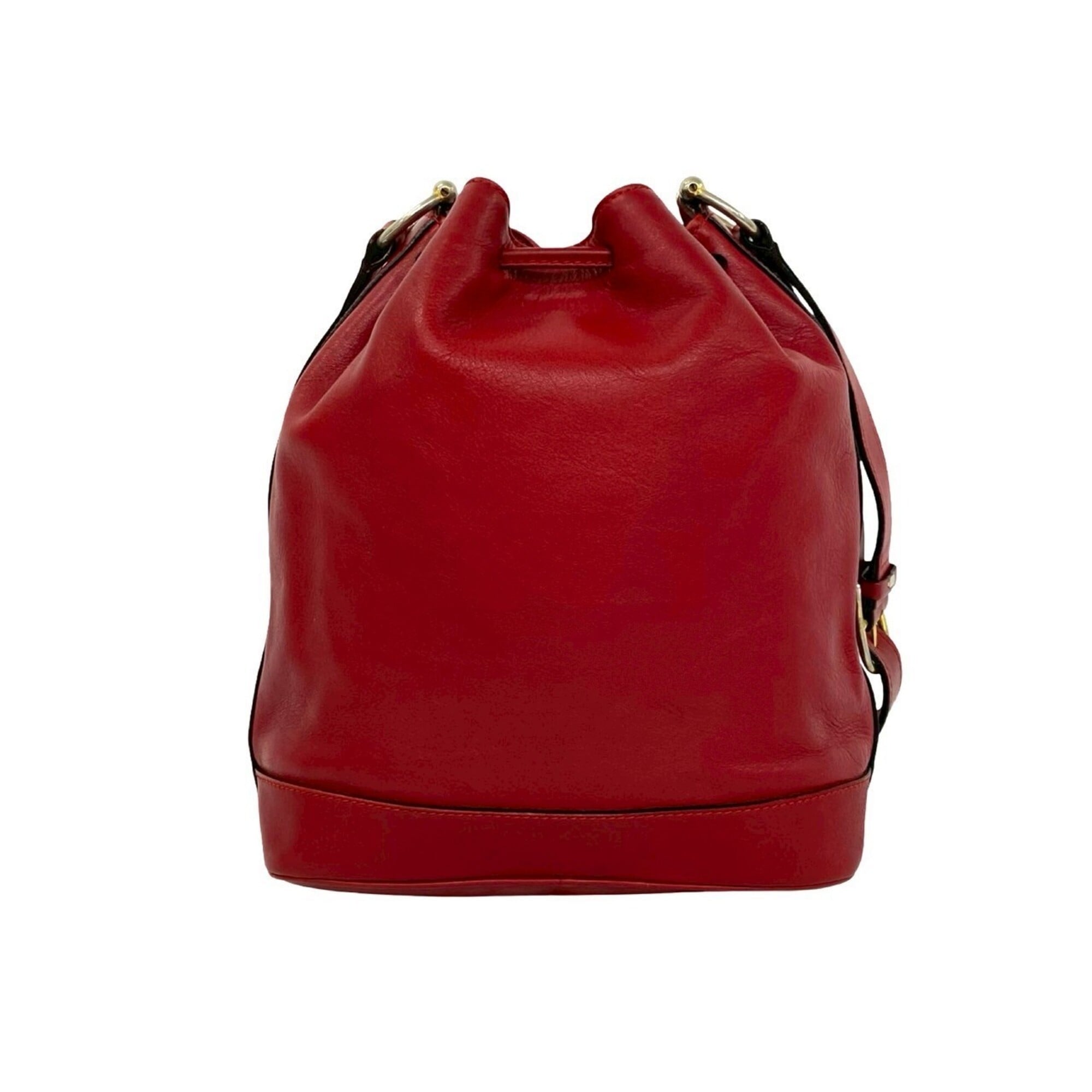 Celine Red Color Leather Shoulder Bag Tote Bag (Pre-Owned)