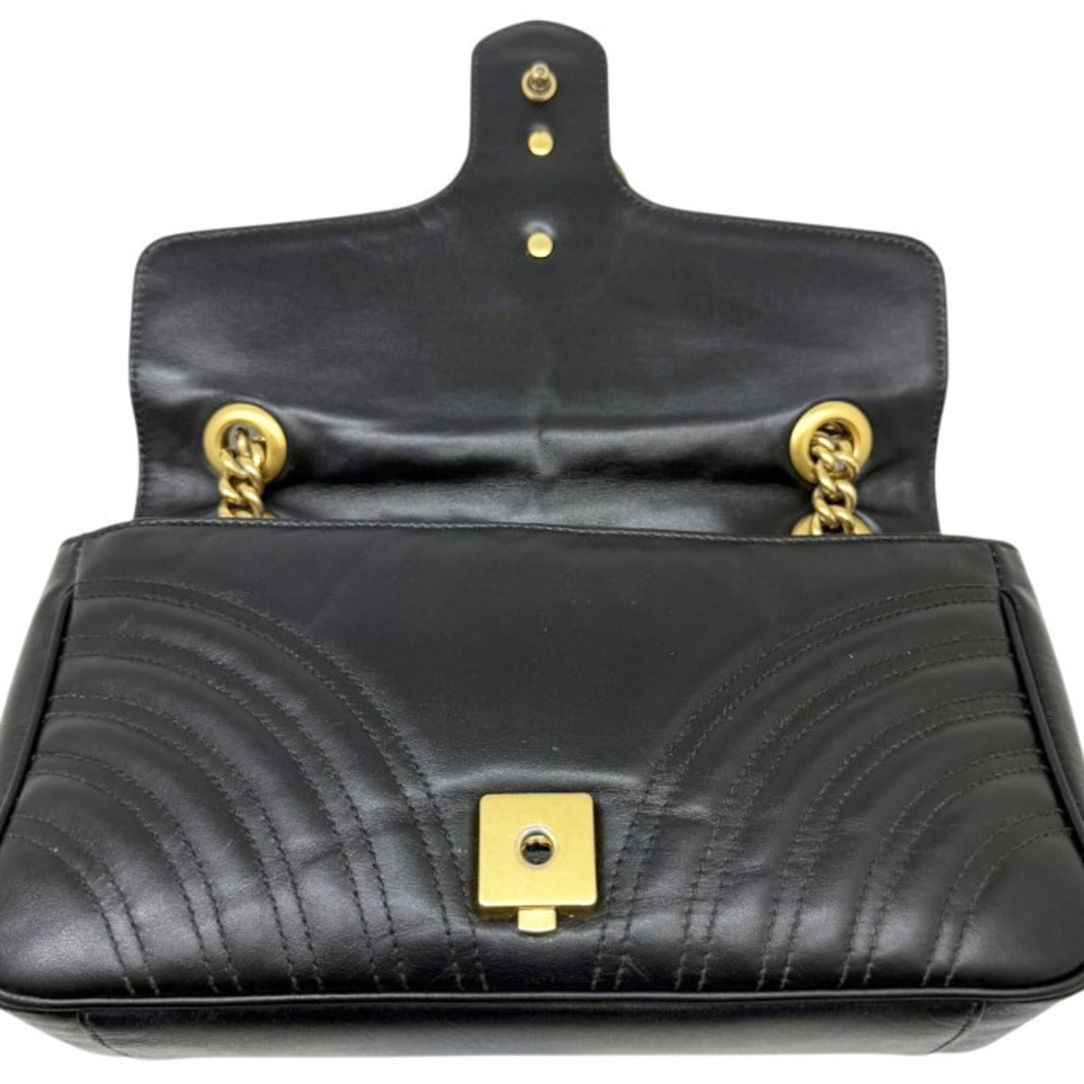Gucci Black Leather Shoulder Bag (Pre-Owned)