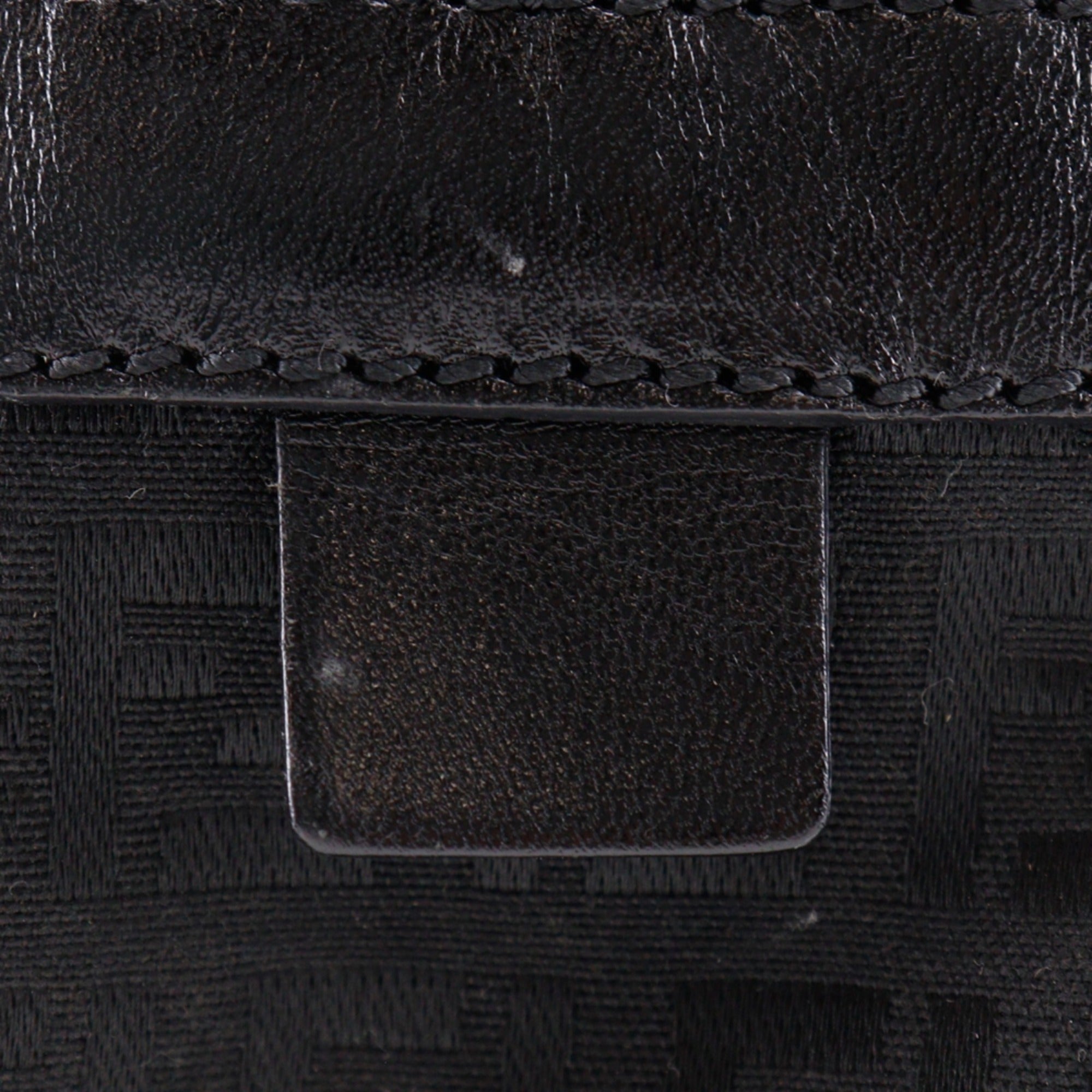 Fendi Zucchino Black Nylon Canvas Tote Bag (Pre-Owned)