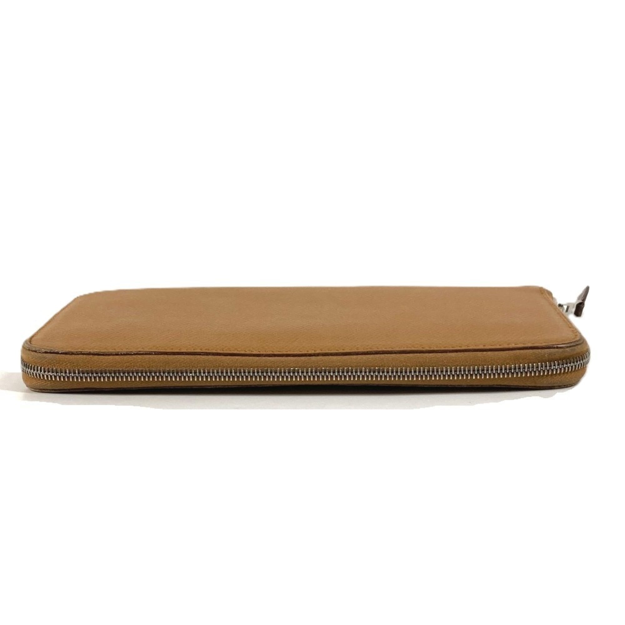 Hermes Beige Epsom Leather Long Wallet (Bi-Fold) (Pre-Owned)