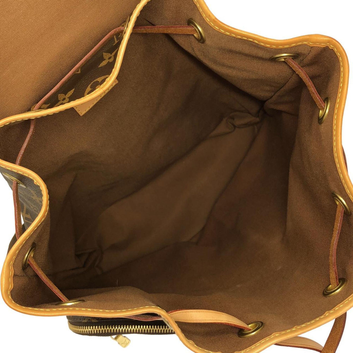 Louis Vuitton Marron Monogram Coated Canvas Backpack (Pre-Owned)