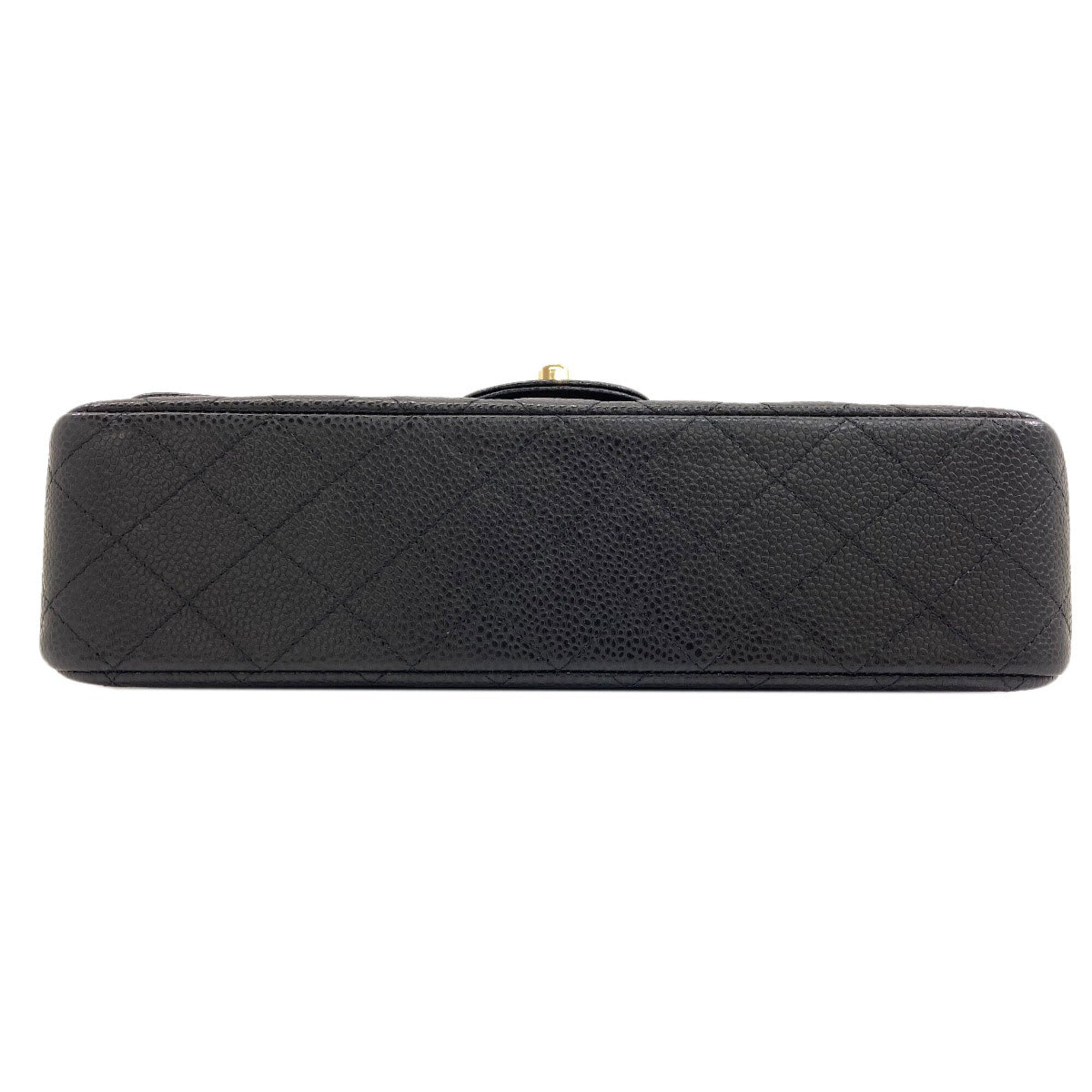 Chanel Black Leather Shoulder Bag (Pre-Owned)