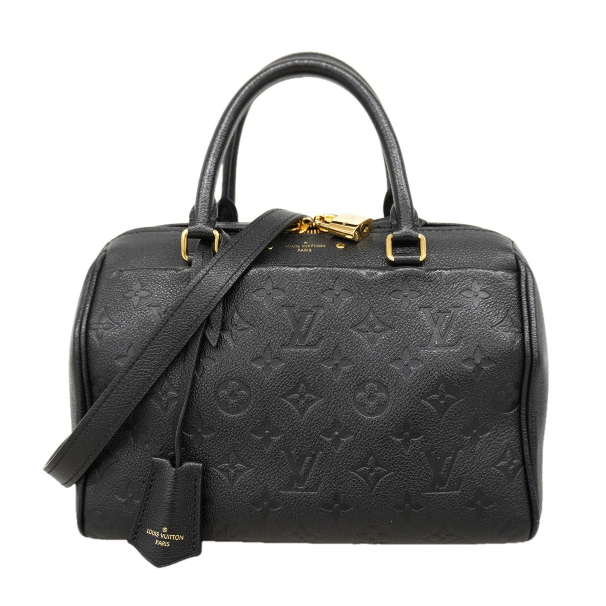 Louis Vuitton Noir Handbag (Pre-Owned)