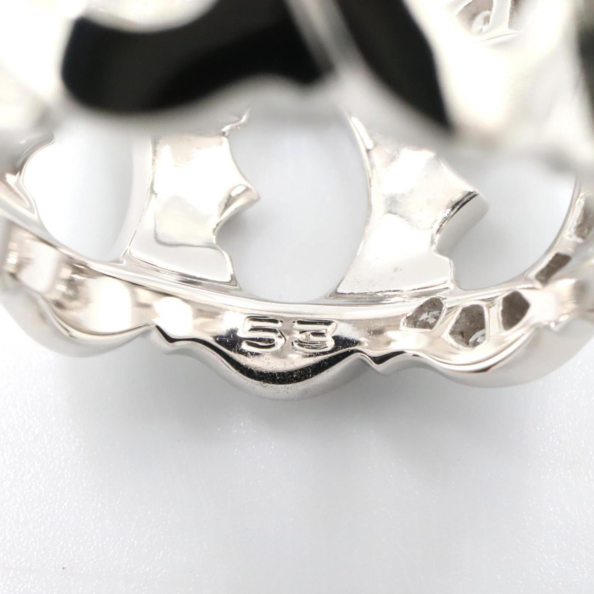 Cartier Silver Clear White Gold (18K) Band Ring (Pre-Owned)