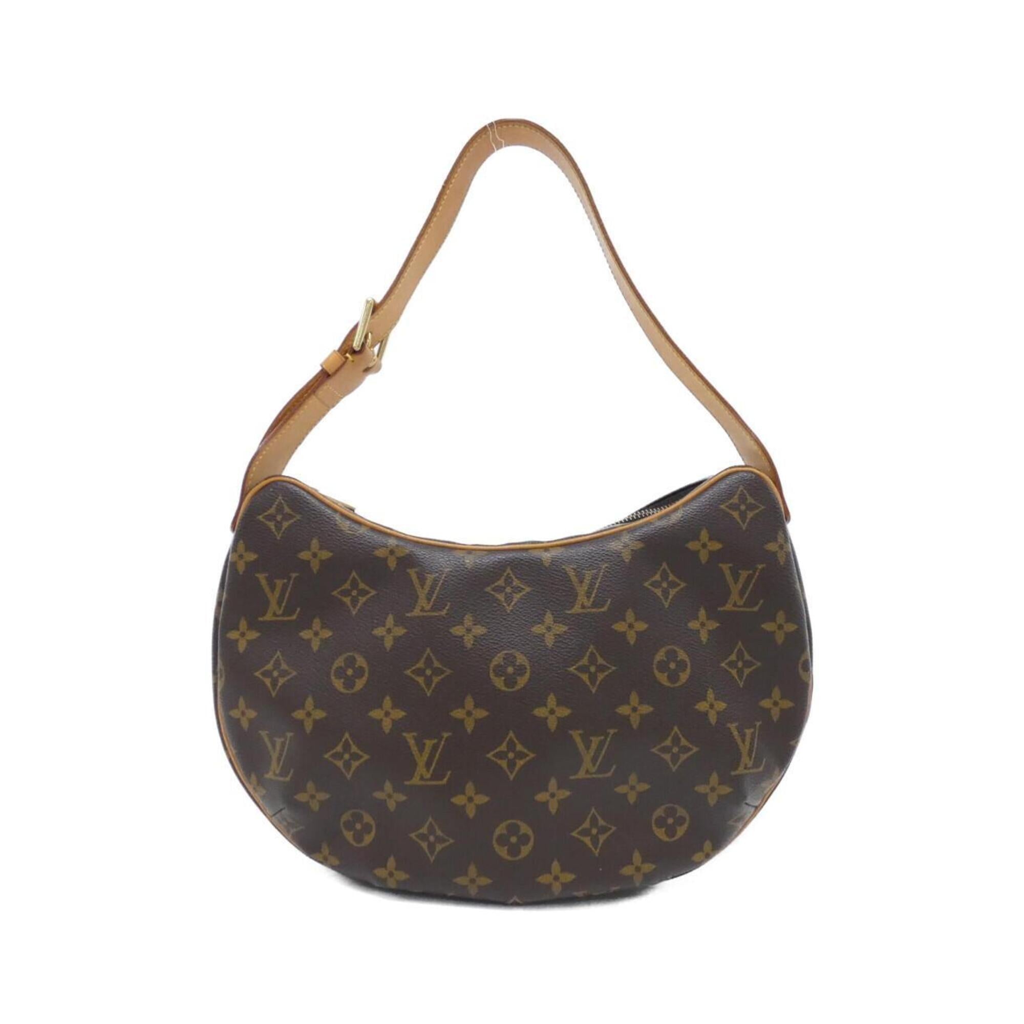 Louis Vuitton Marron Coated Canvas Shoulder Bag (Pre-Owned)