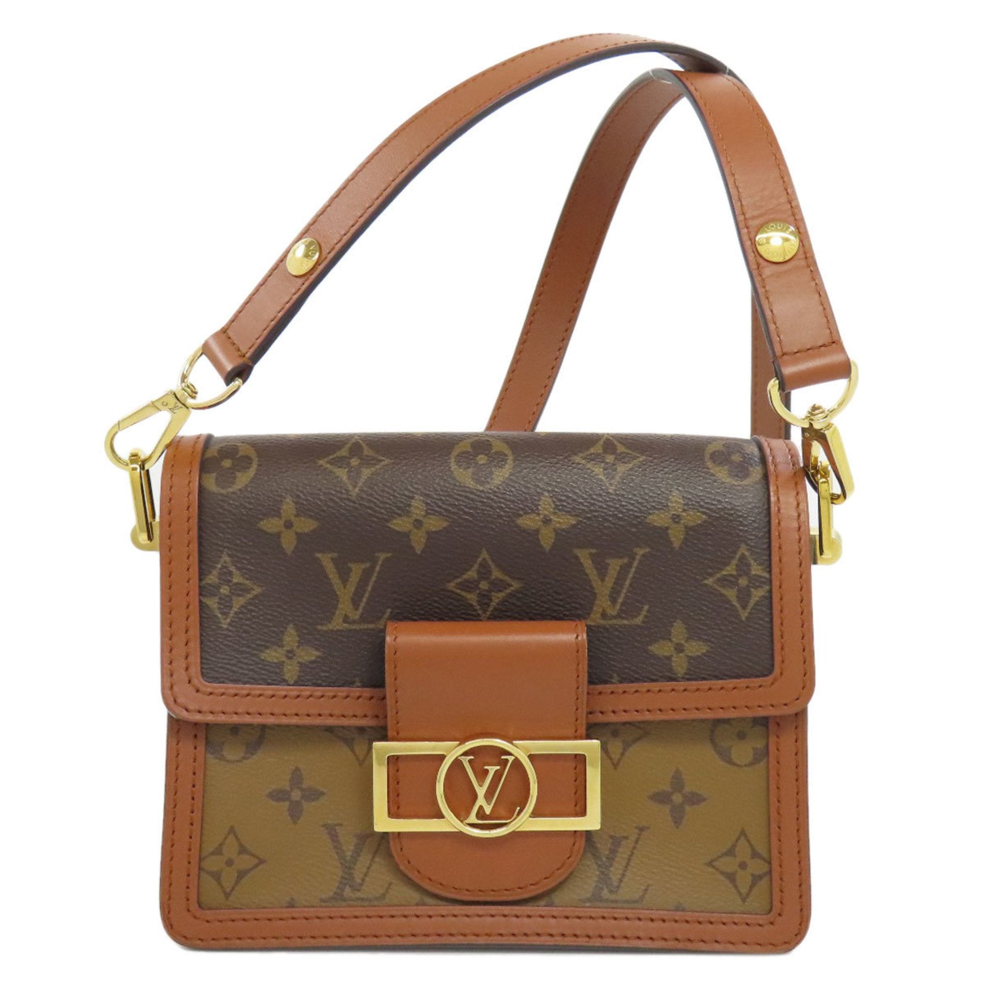 Louis Vuitton Brown Monogram Reverse Shoulder Bag (Pre-Owned)