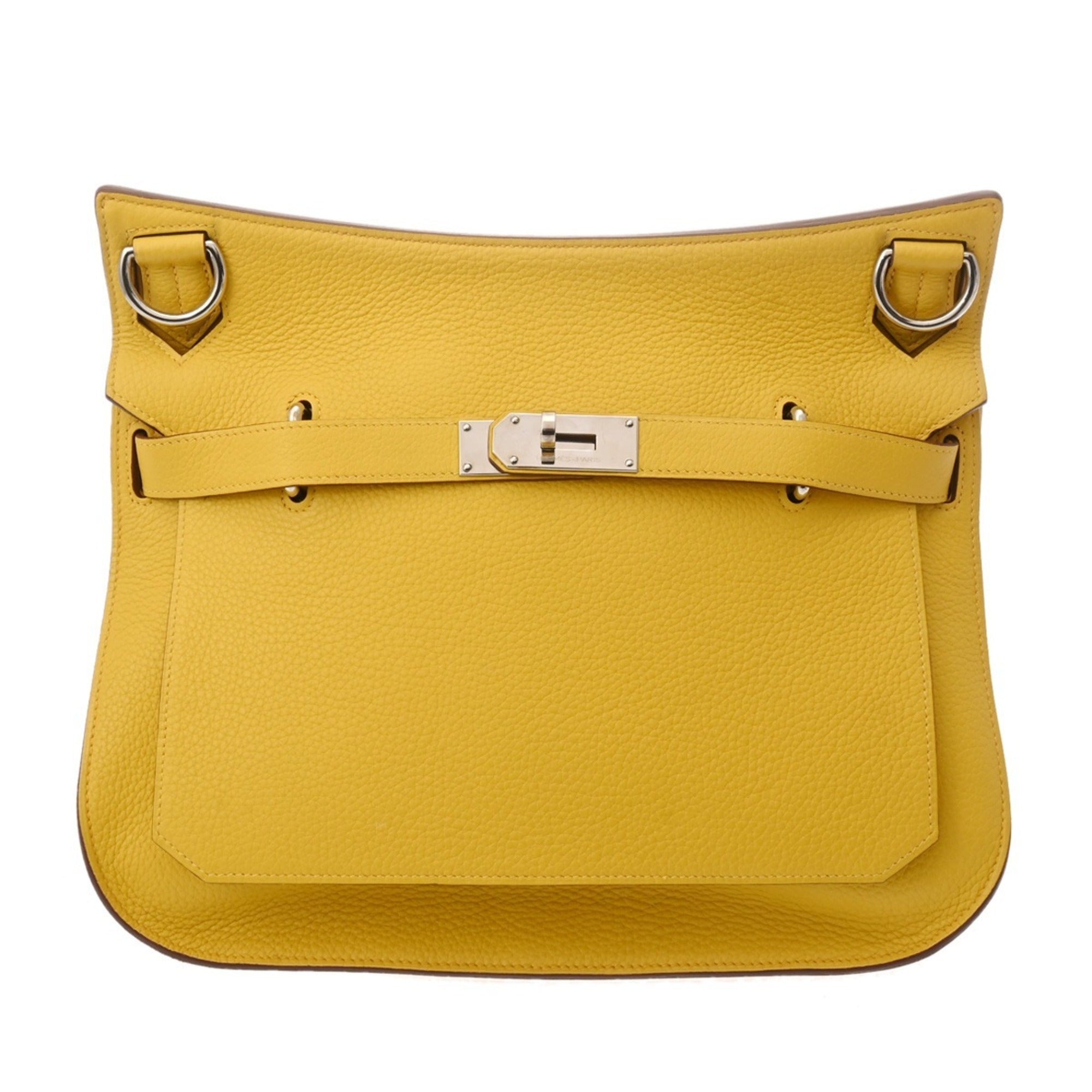 Hermes Sun Taurillon Clemence Leather Shoulder Bag (Pre-Owned)