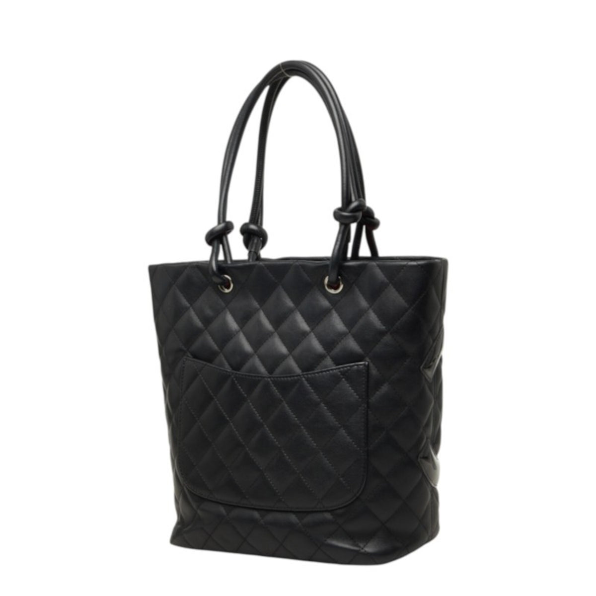 Chanel Black Cambon Ligne Handbag Tote Bag (Pre-Owned)