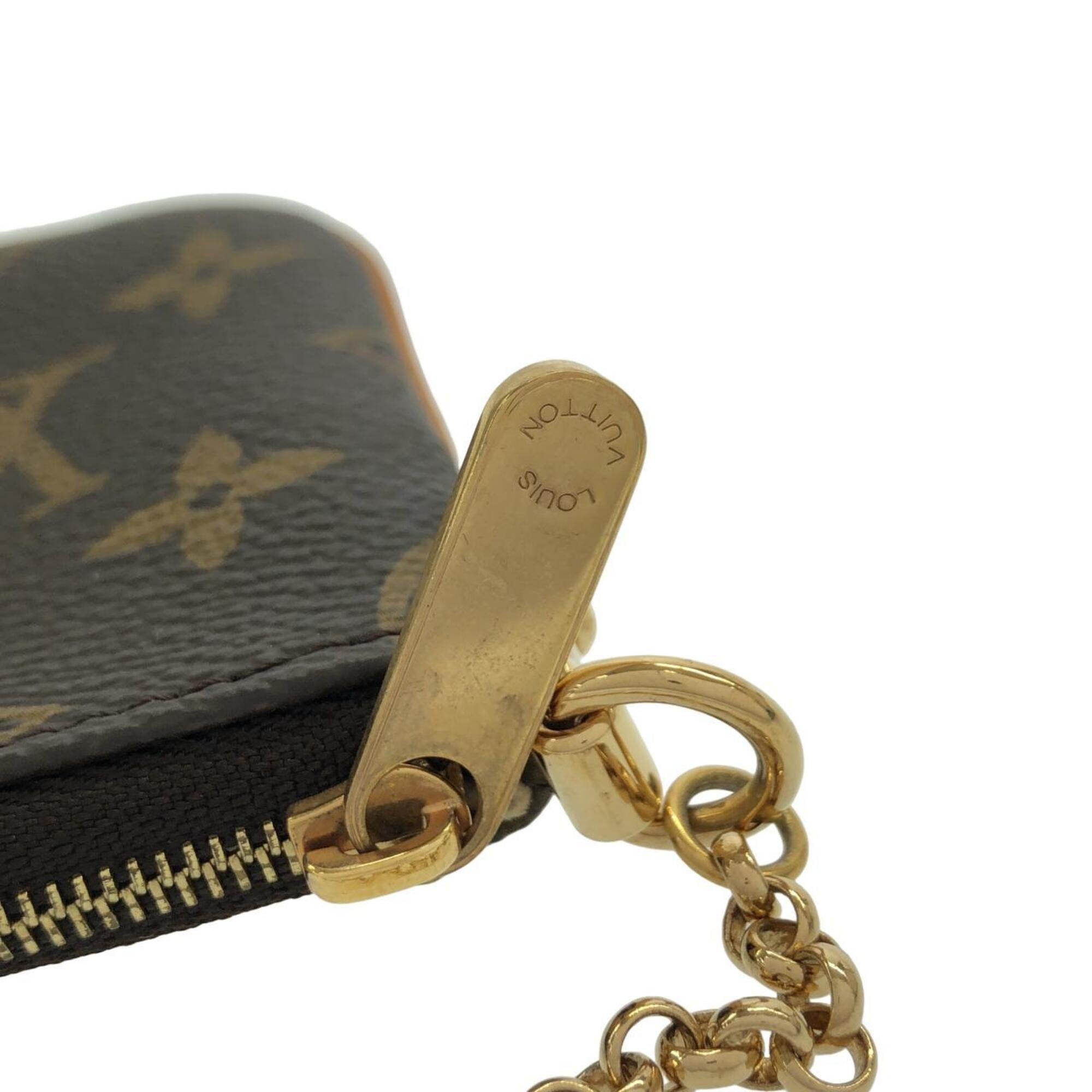 Louis Vuitton Brown Coated Canvas Pochette Pouch (Pre-Owned)