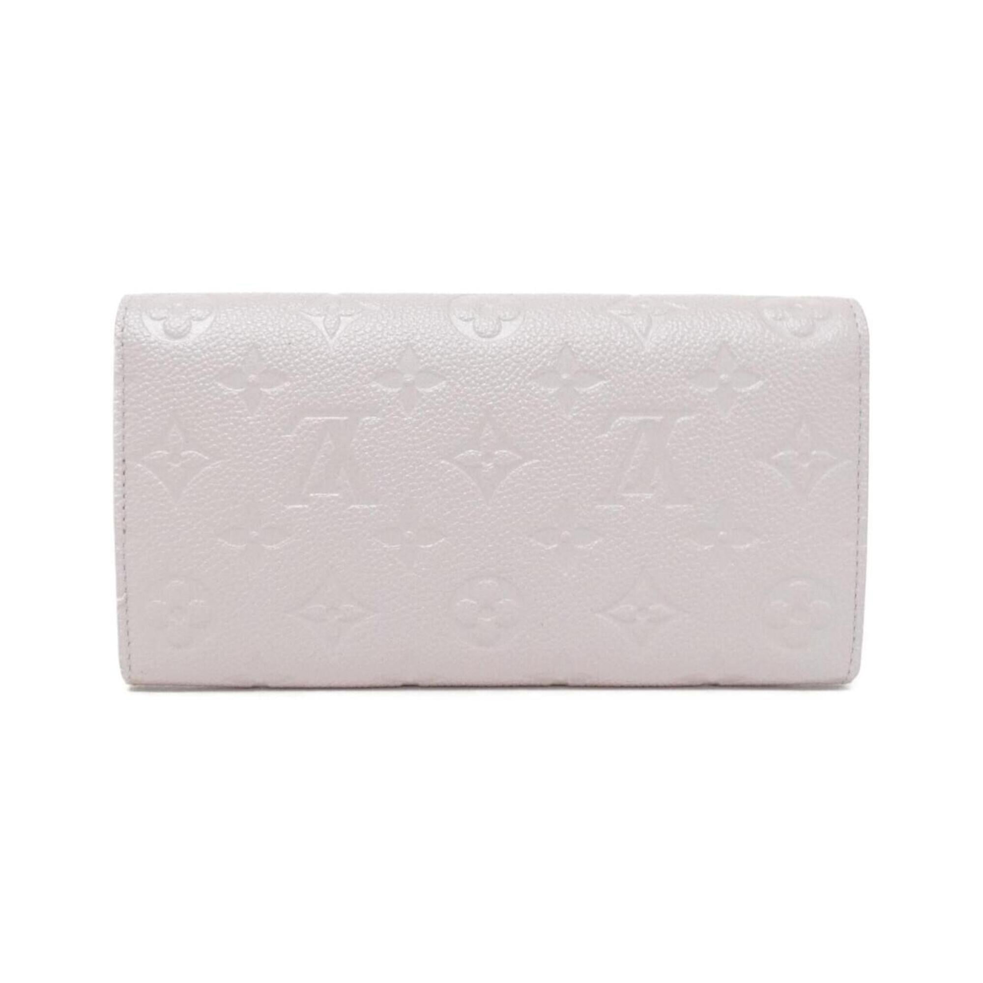 Louis Vuitton Pink Leather Long Wallet (Bi-Fold) (Pre-Owned)