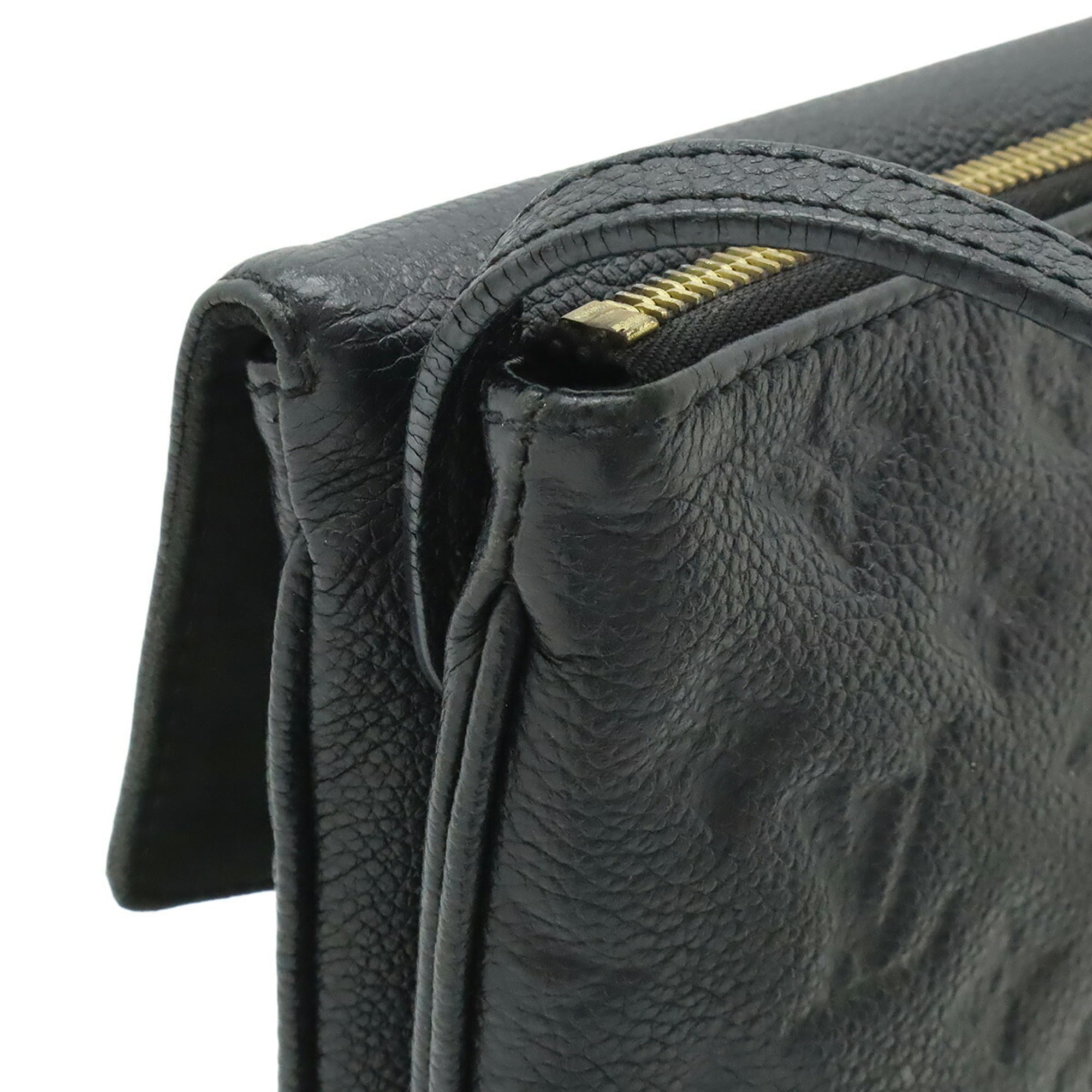 Louis Vuitton Monogram Empreinte Black Noir Monogram Empreinte Shoulder Bag (Pre-Owned)