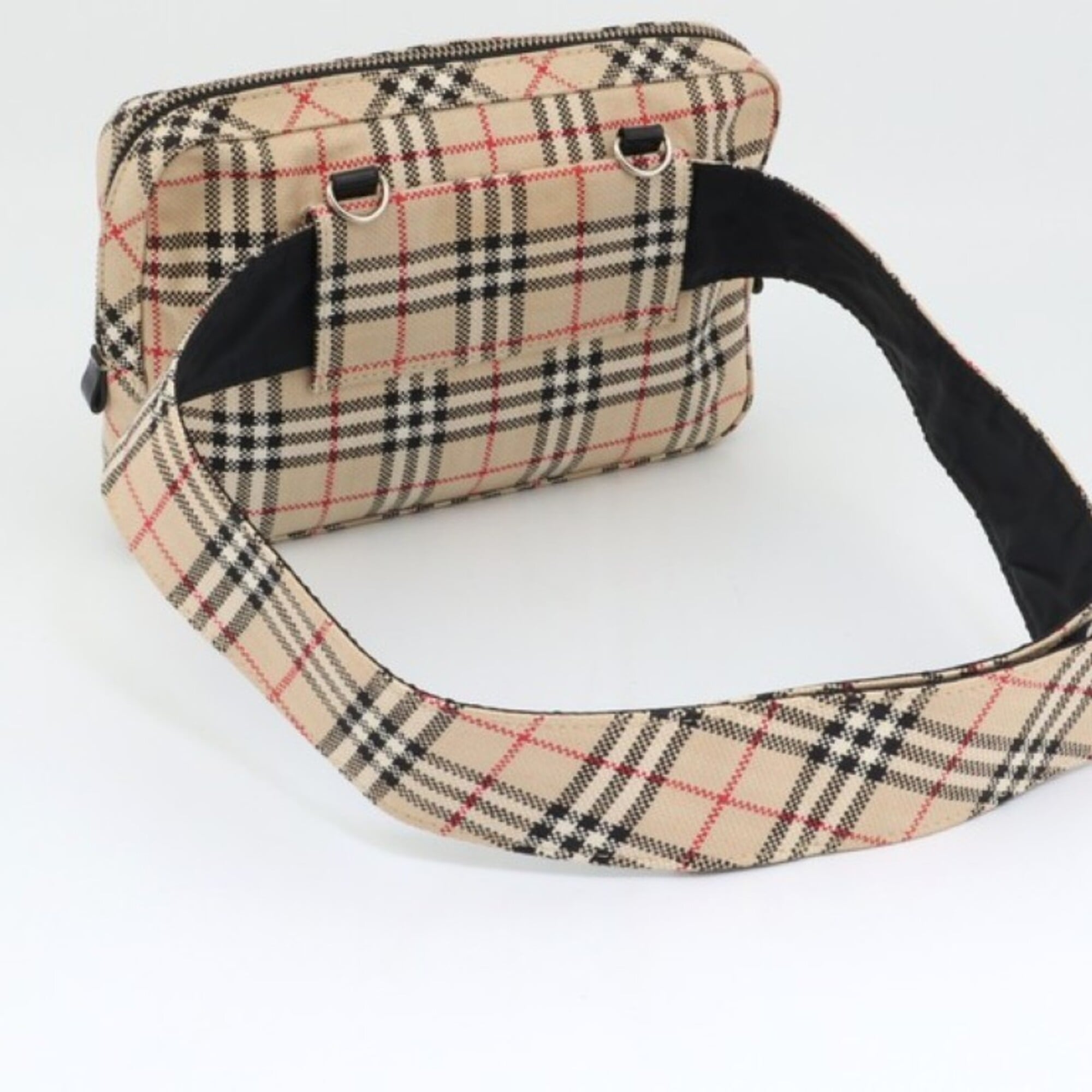Burberry Beige Canvas Fanny Pack (Pre-Owned)