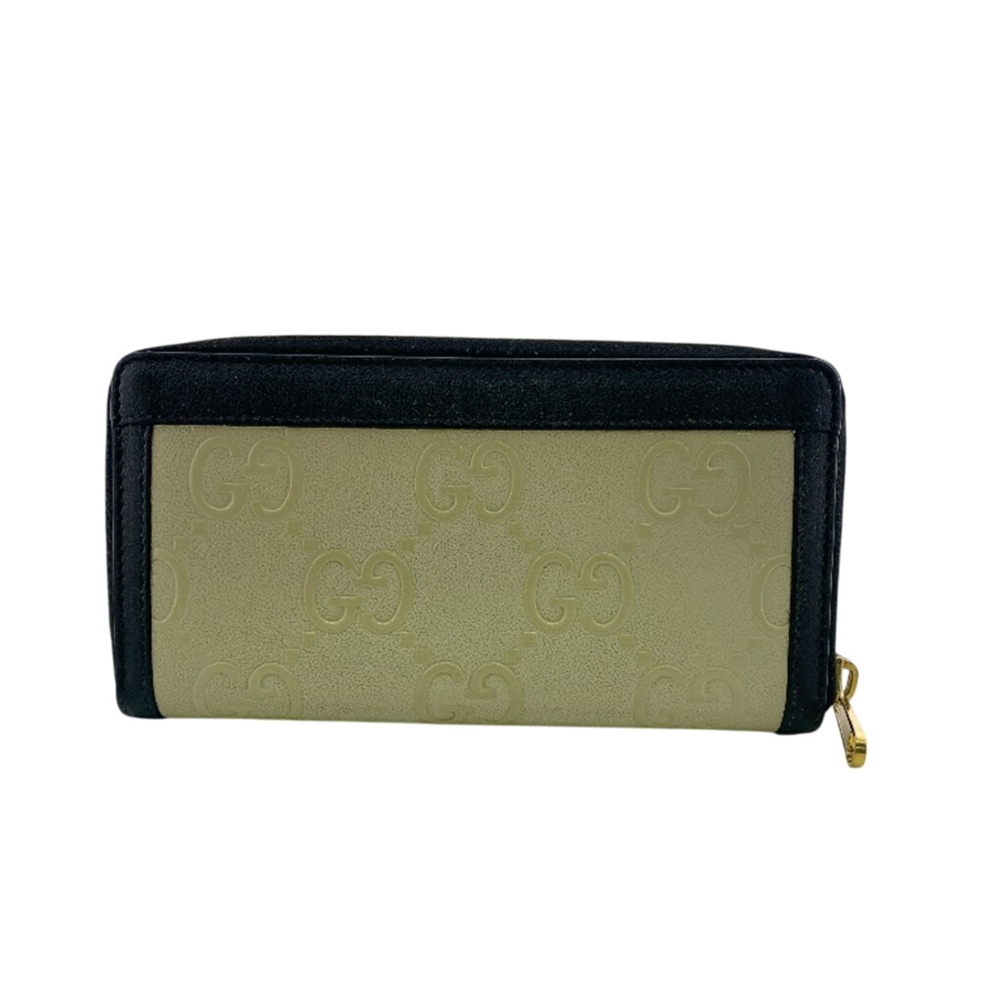 Gucci Beige Gg Supreme Long Wallet (Bi-Fold) (Pre-Owned)