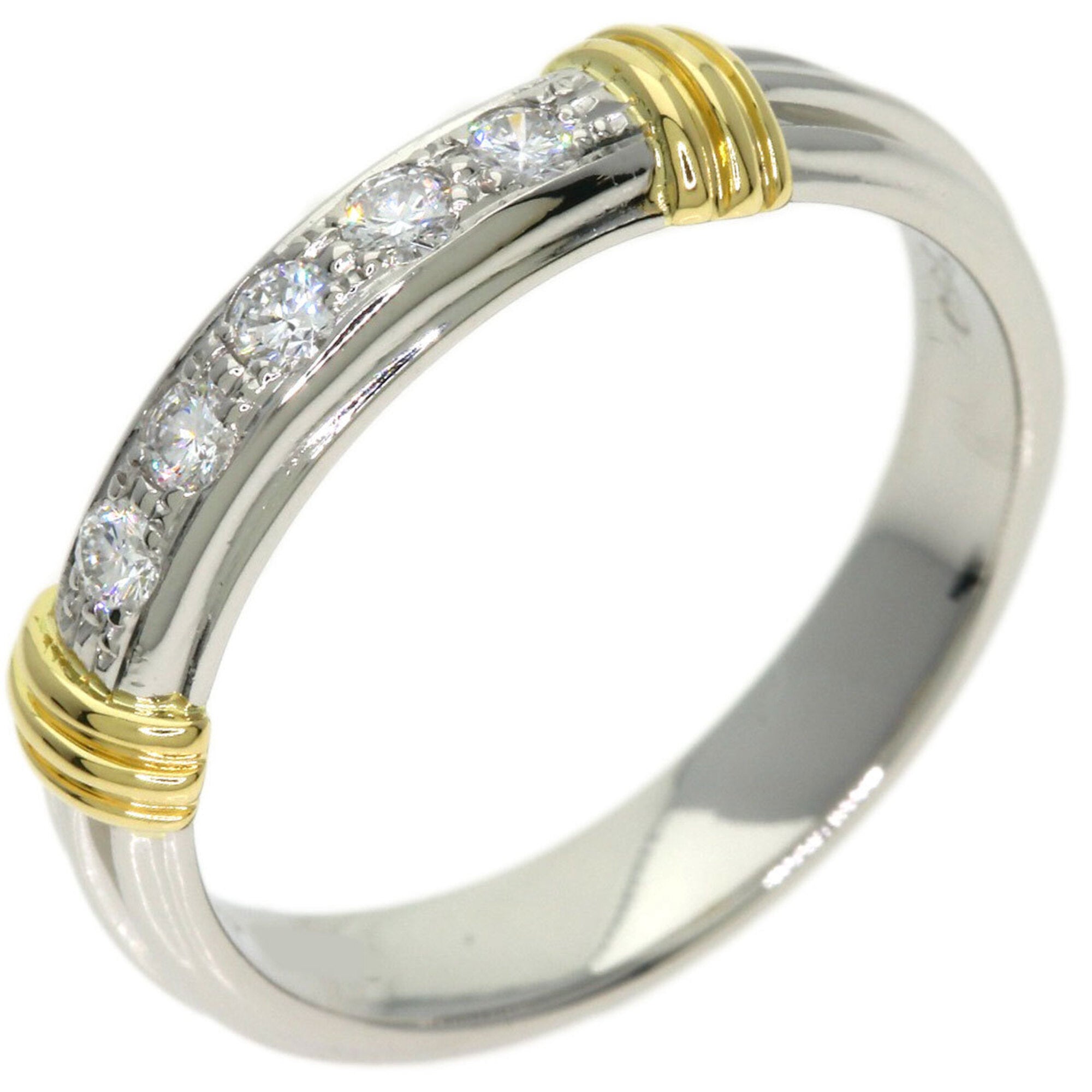 Christian Dior Yellow Gold (18K) Platinum 950 Band Ring (Pre-Owned)