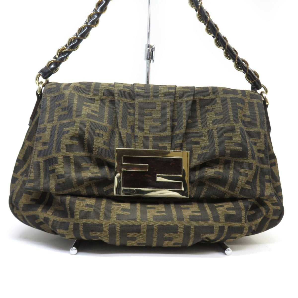 Fendi Brown Dark Brown Shoulder Bag (Pre-Owned)