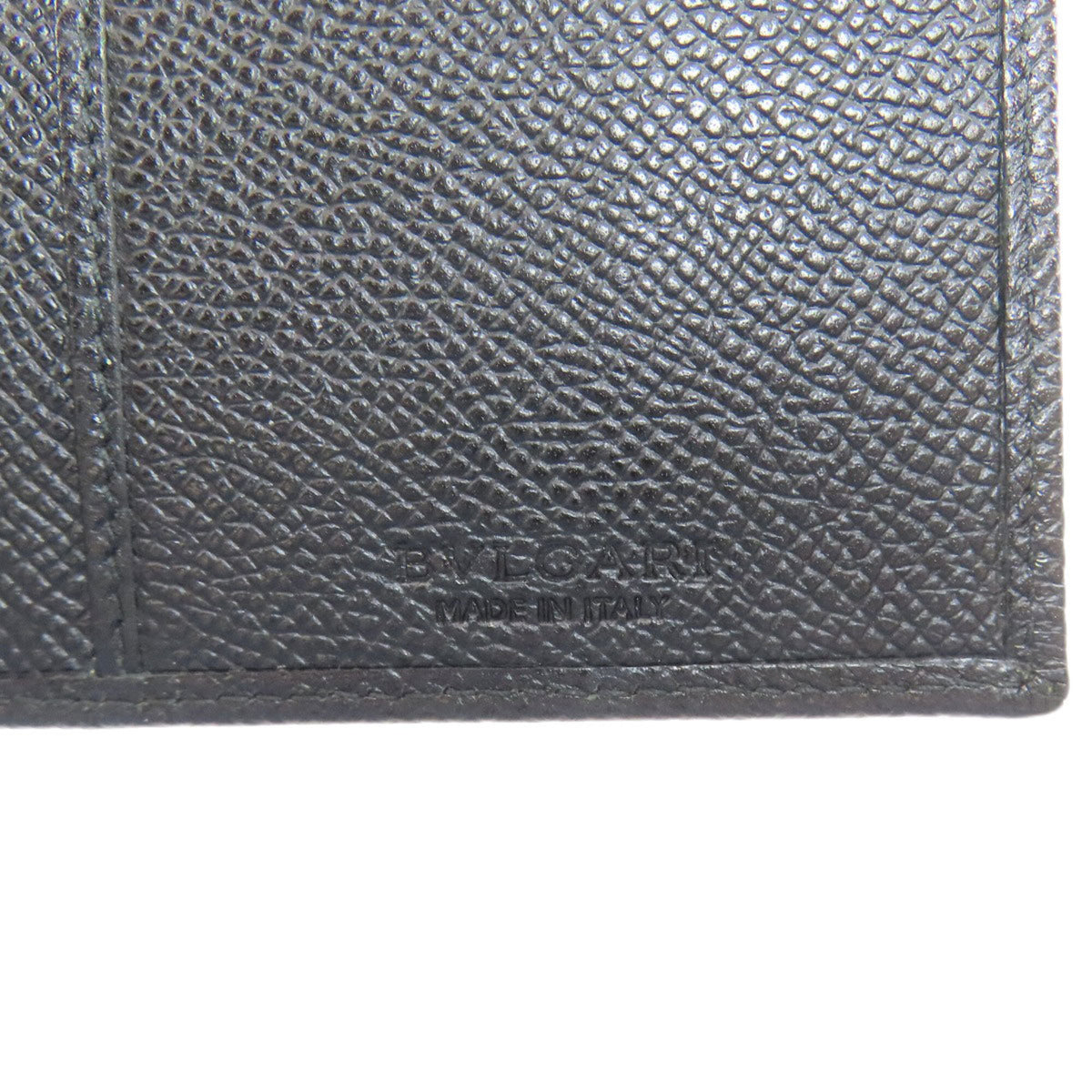 Bvlgari Black Leather Long Wallet (Bi-Fold) (Pre-Owned)