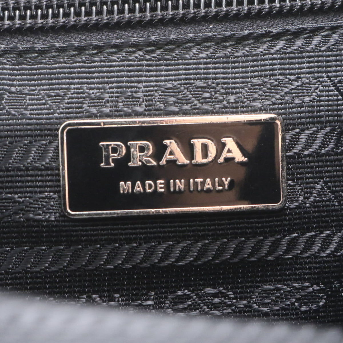 Prada Black Leather Nylon Backpack (Pre-Owned)
