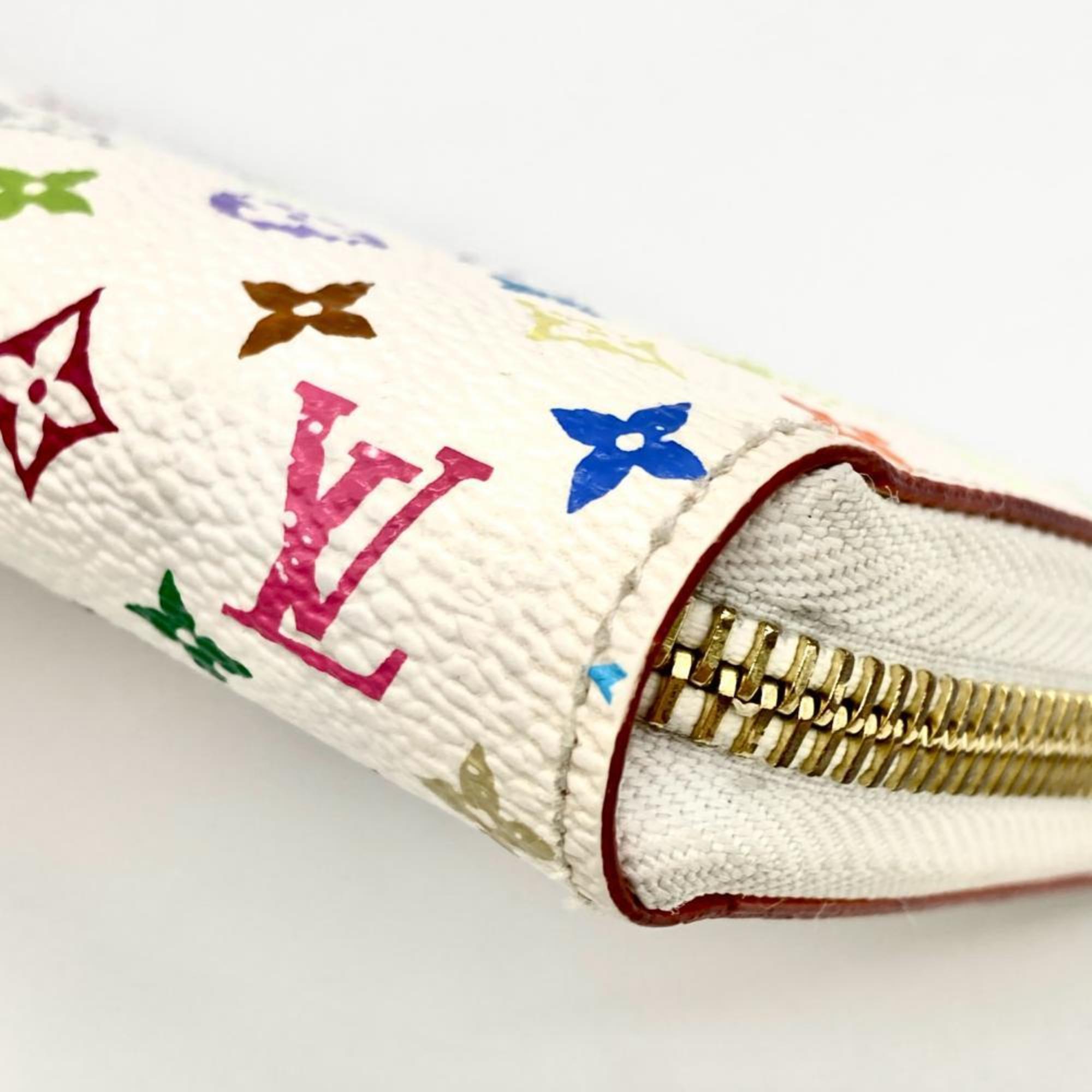 Louis Vuitton Blanc Monogram Multicolore Coin Purse/Coin Case (Pre-Owned)
