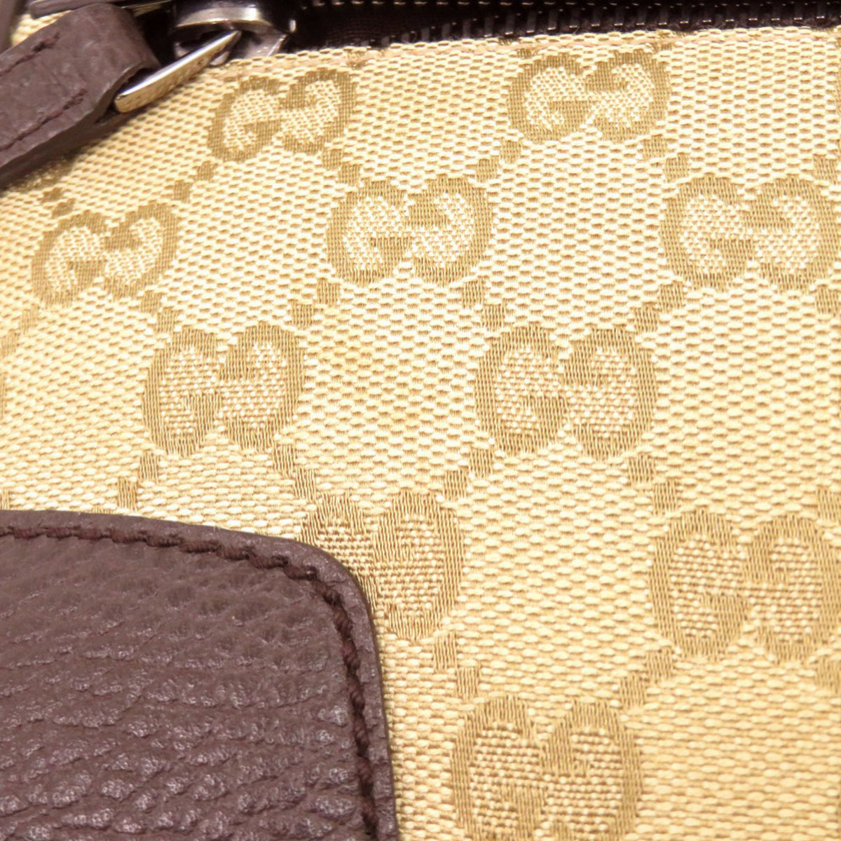 Gucci Beige Gg Canvas Sling Bag (Pre-Owned)