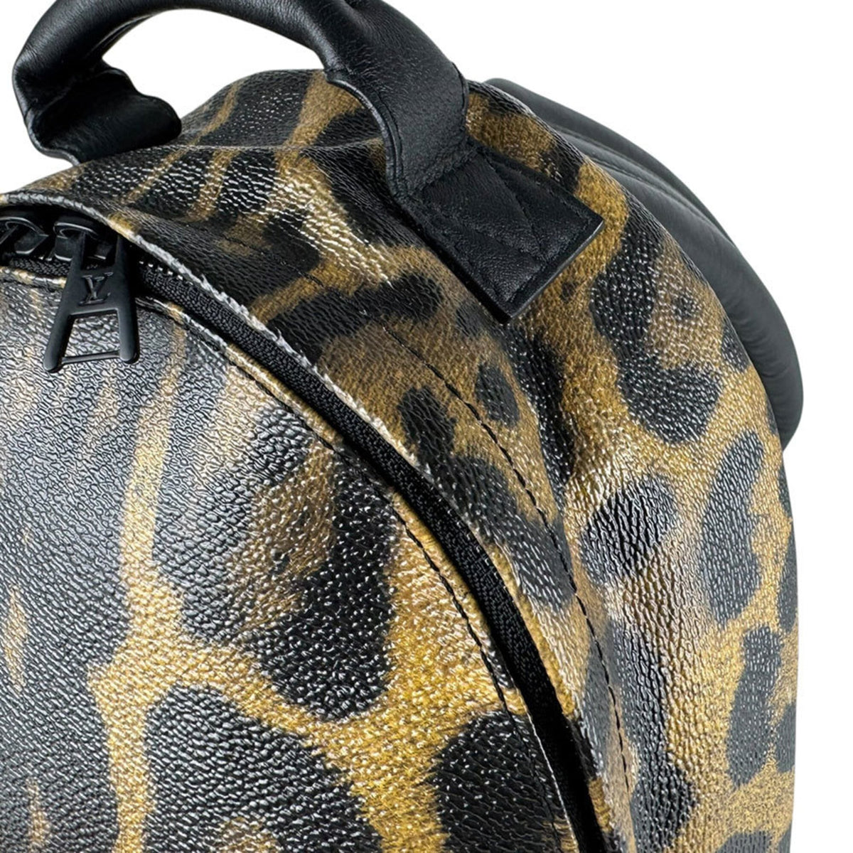 Louis Vuitton Black Brown Pvc Backpack (Pre-Owned)